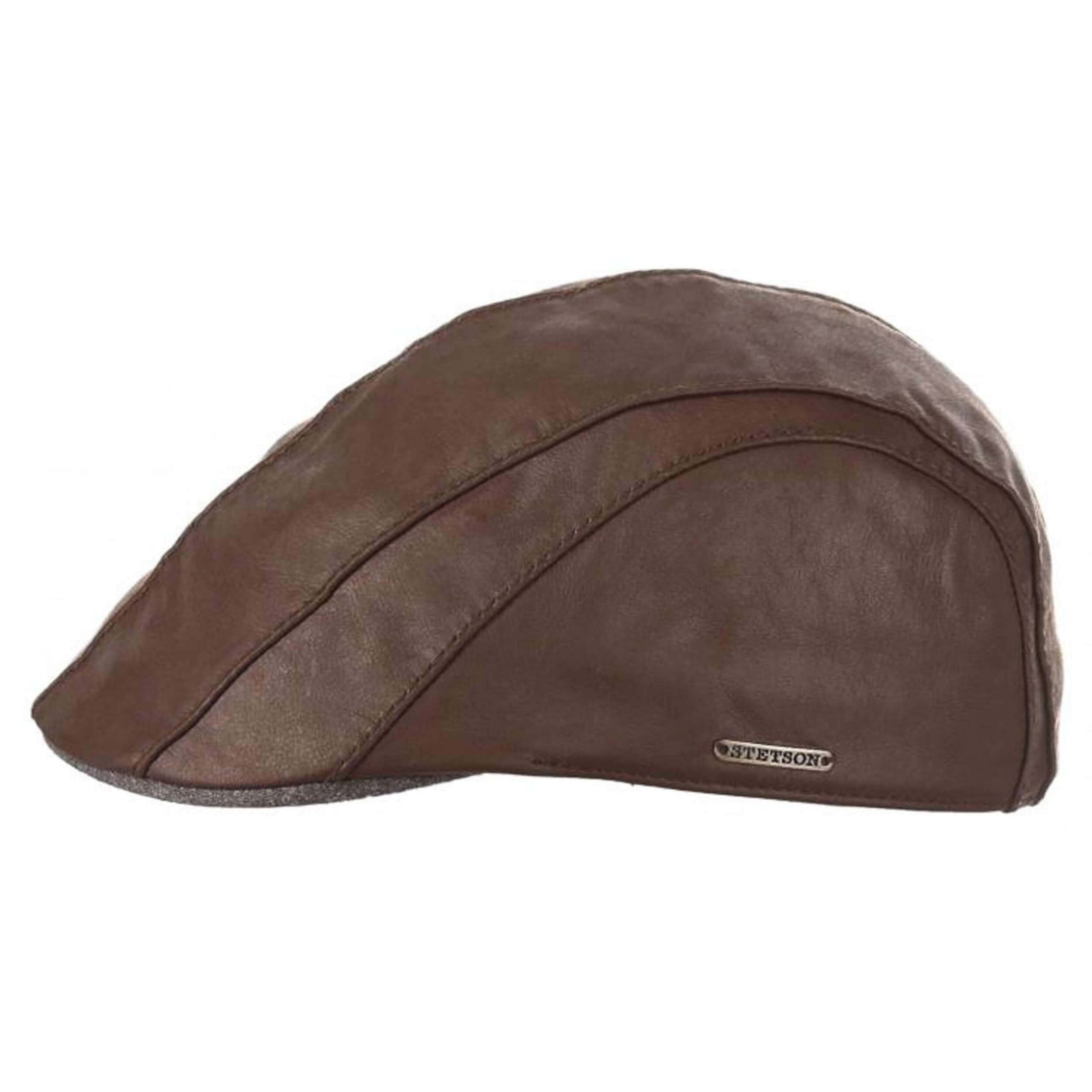 Manatee Gatsby Leather Cap by Stetson - 79,00