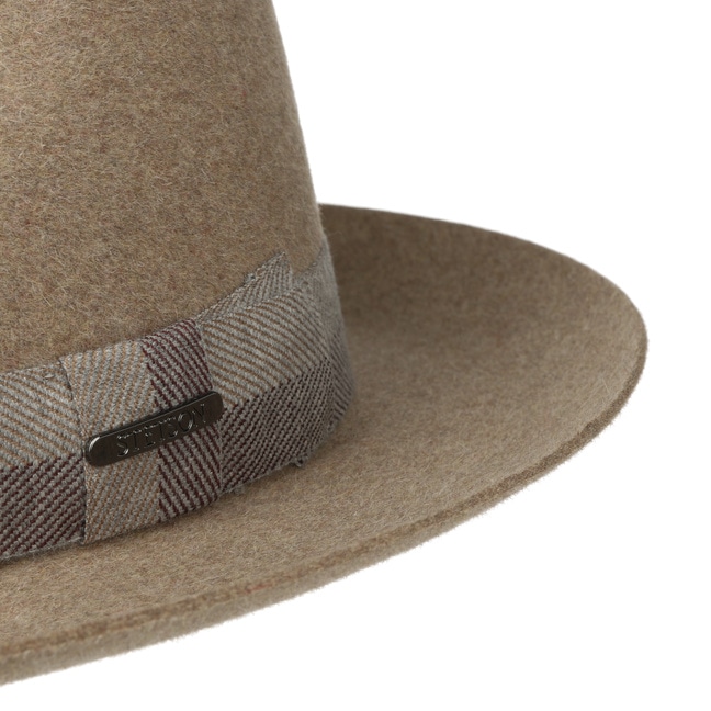 STETSON ステットソン Felt Fedora Brown 58cm Stetson Saxon Felt Fedora – McKinney Hat Company