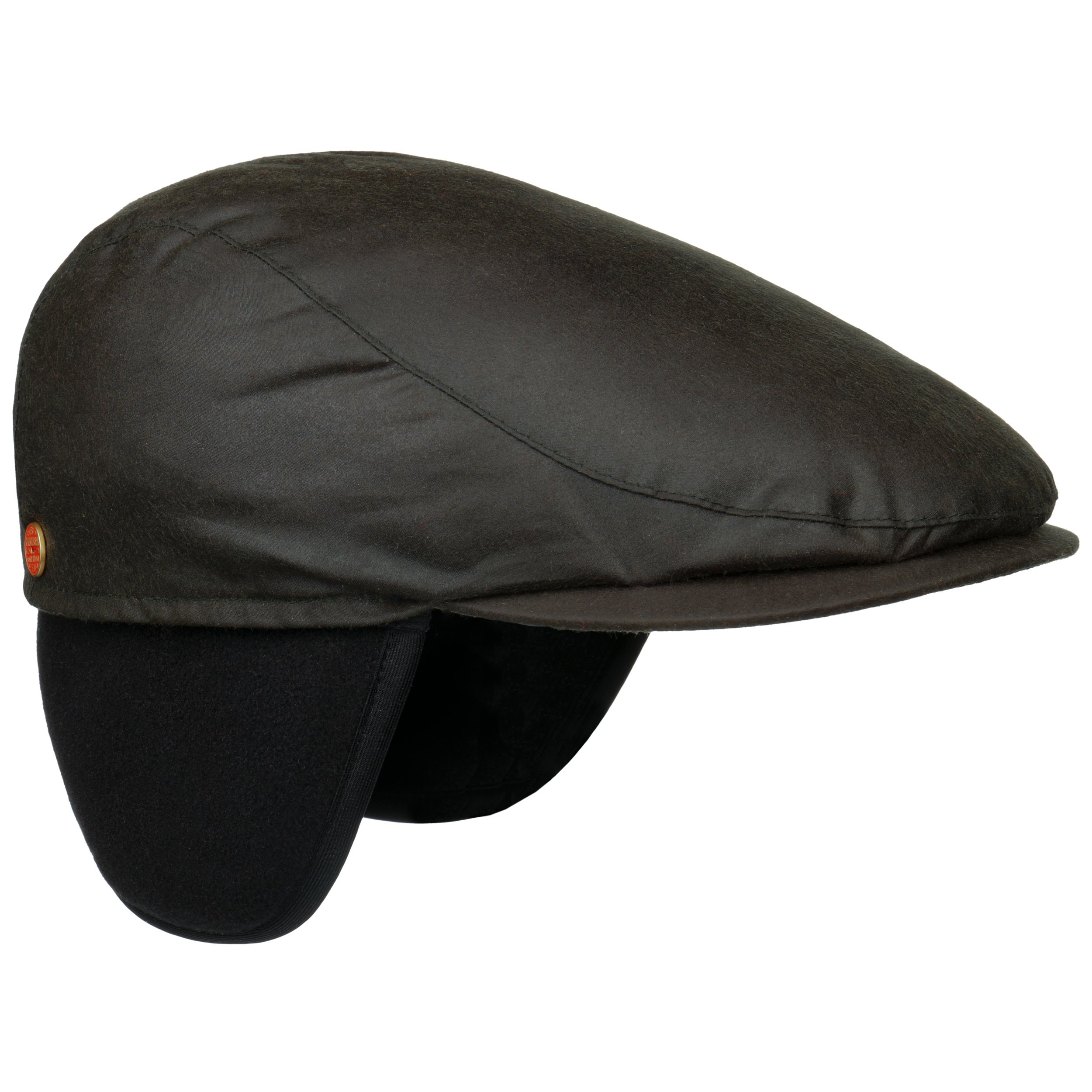 waxed cotton newsboy cap