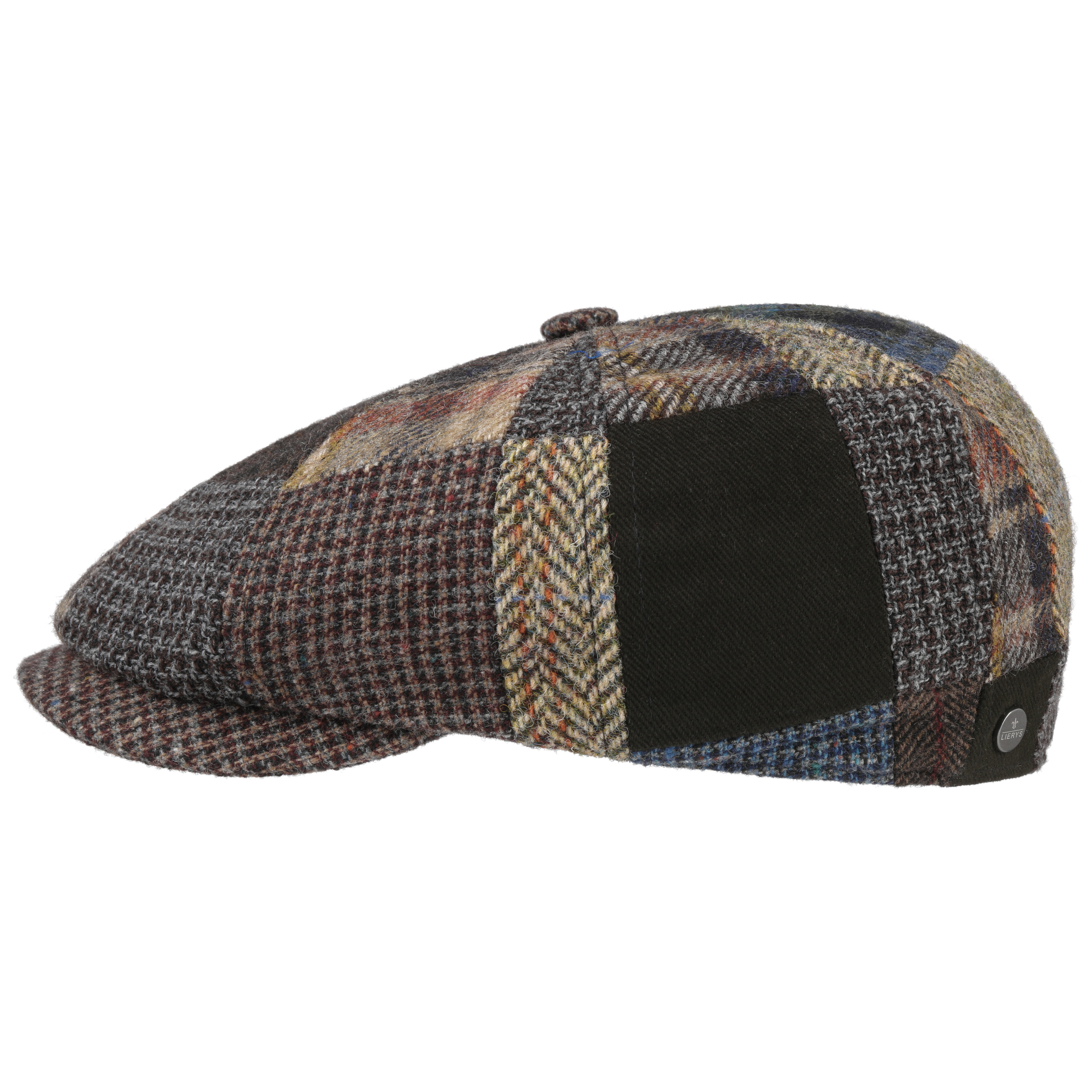 patchwork newsboy hat