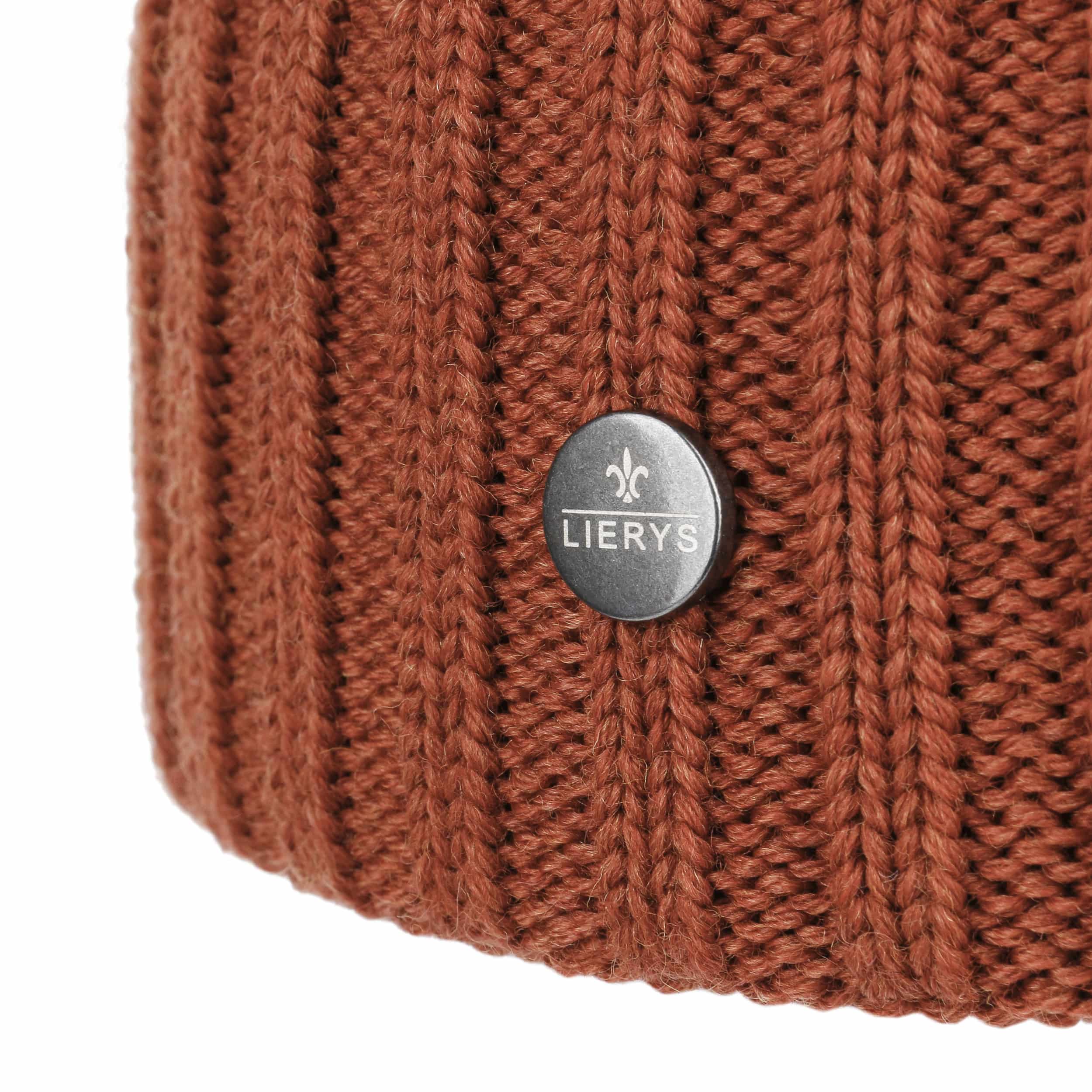 Merino Knit Beanie with Cuff and Fleece by Lierys - 72,95 €