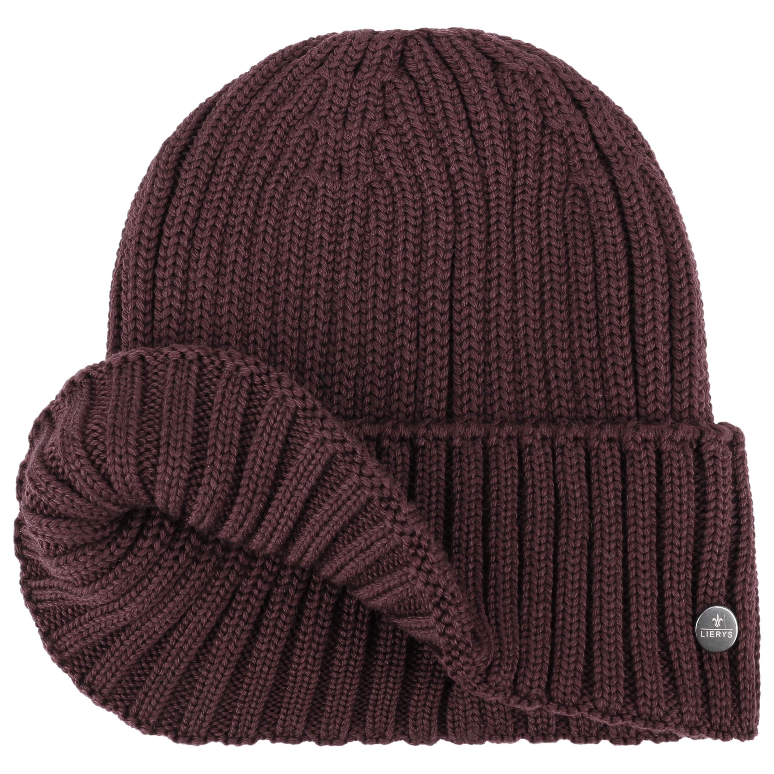 Merino Knit Beanie with Cuff by Lierys - 62,95 €