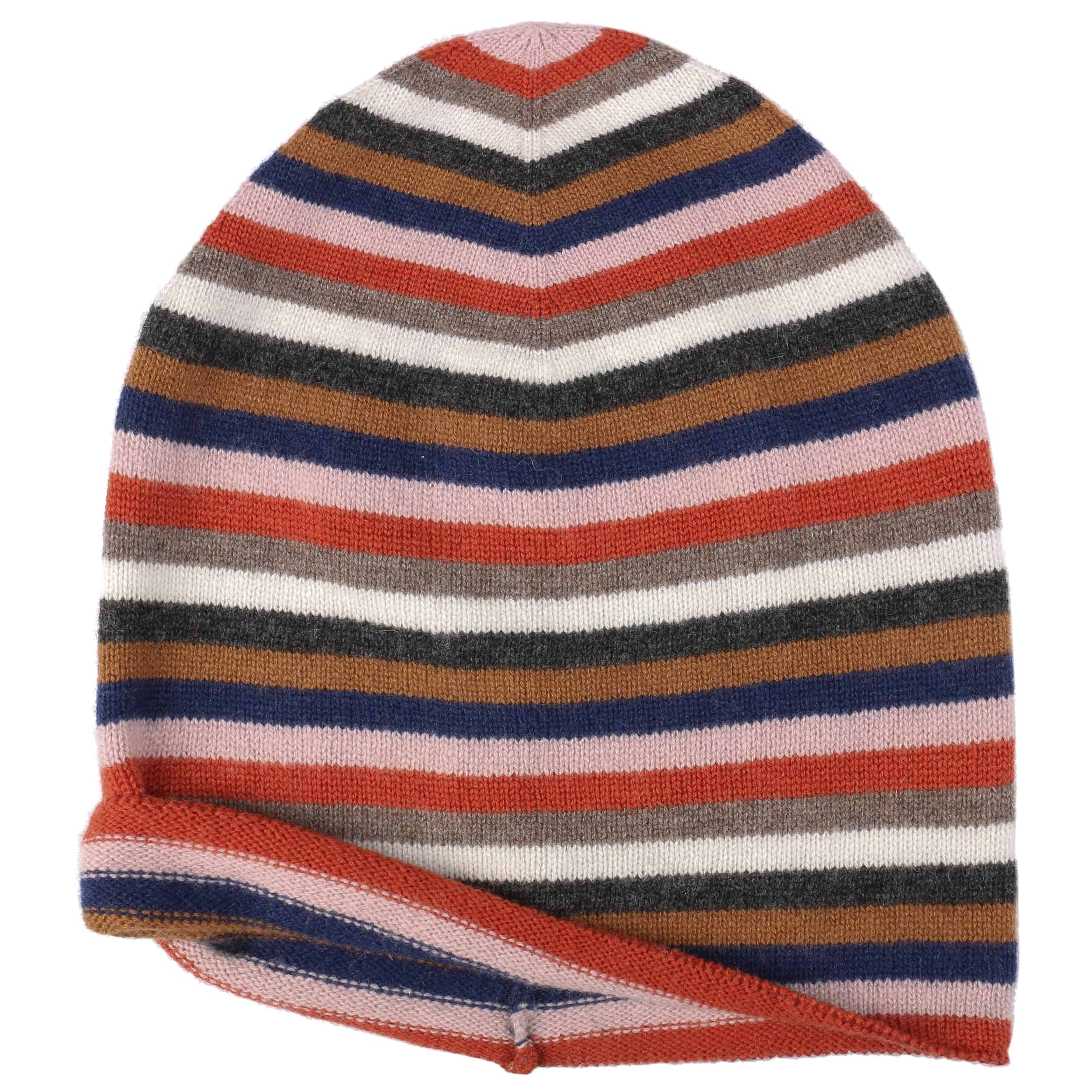 Merino Stripes Cashmere Beanie By Lierys - 49,95