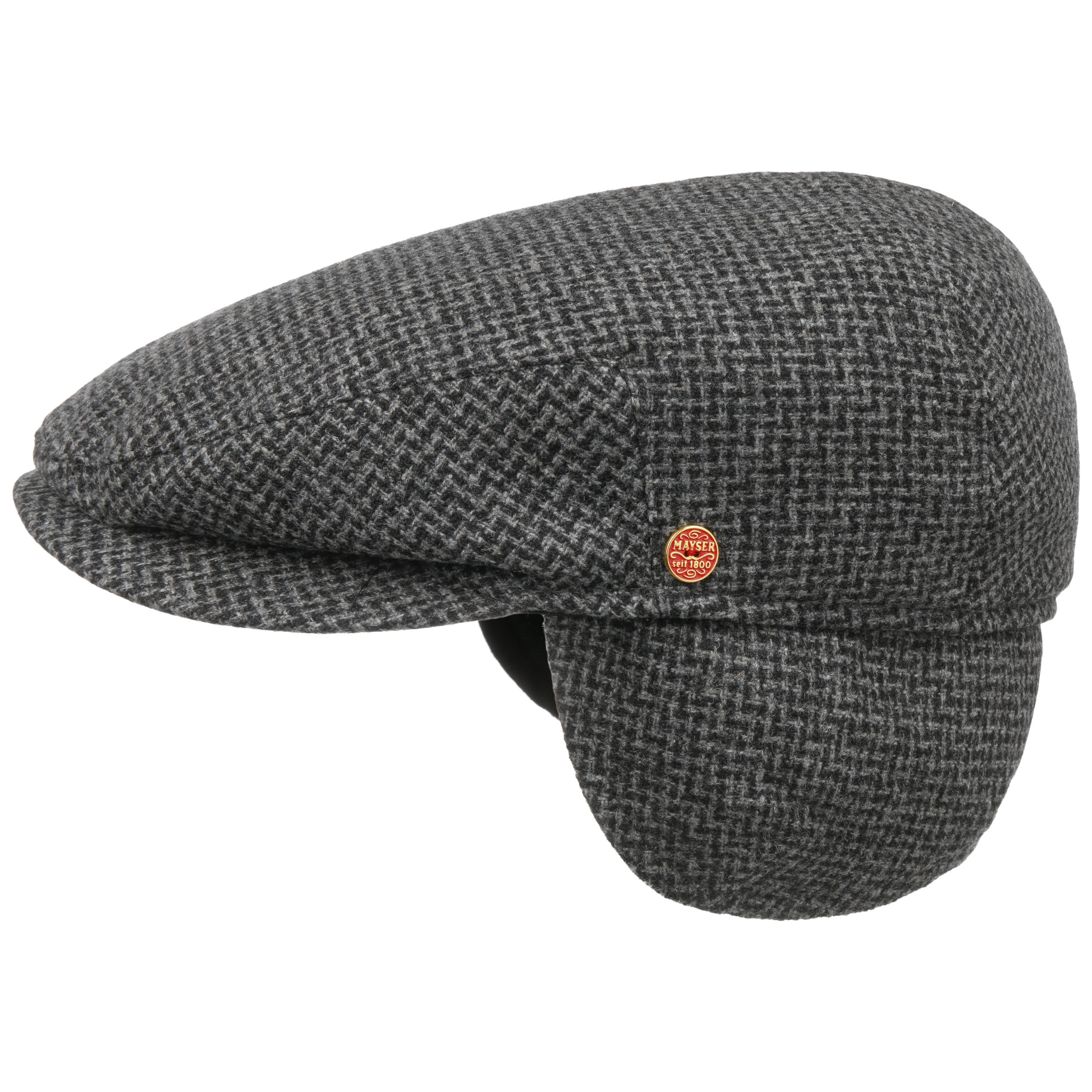 Merlino Zigzag Flat Cap with Ear Flaps by Mayser - 113,95 €