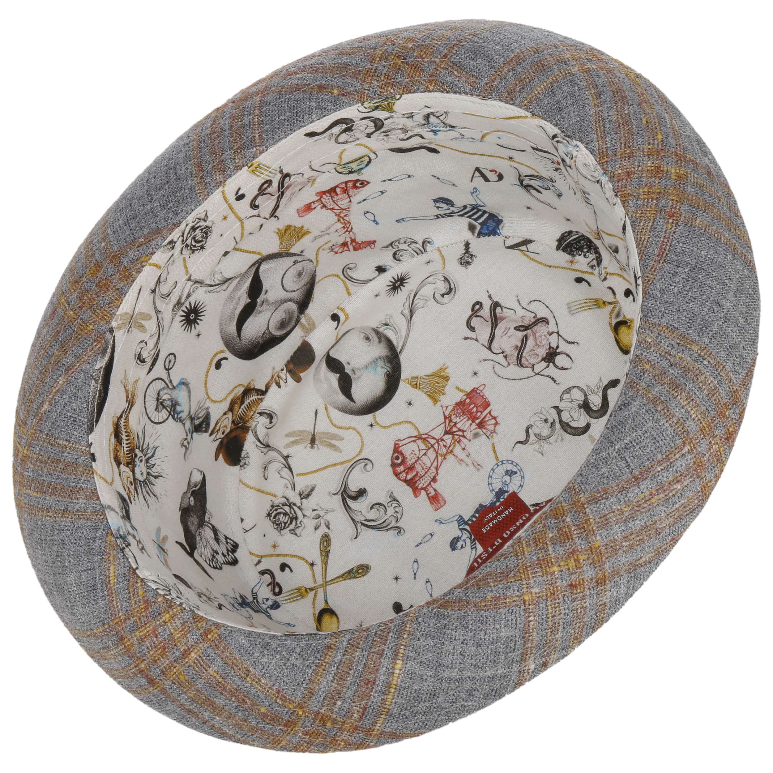 Milavo Pork Pie Cloth Hat By Alfonso Deste