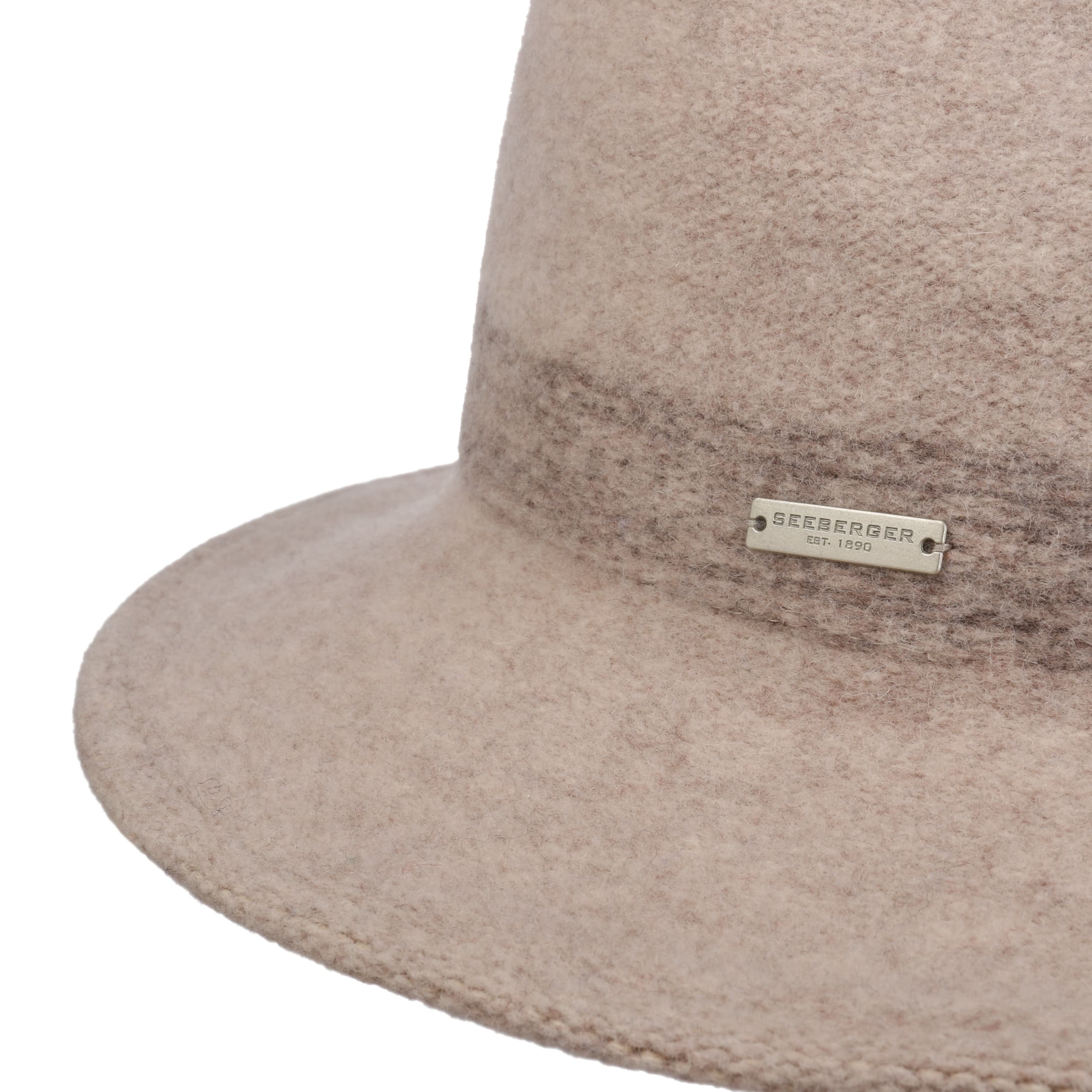 Milled Wool Fedora Hat with Ear Flaps by Seeberger --> Shop Hats