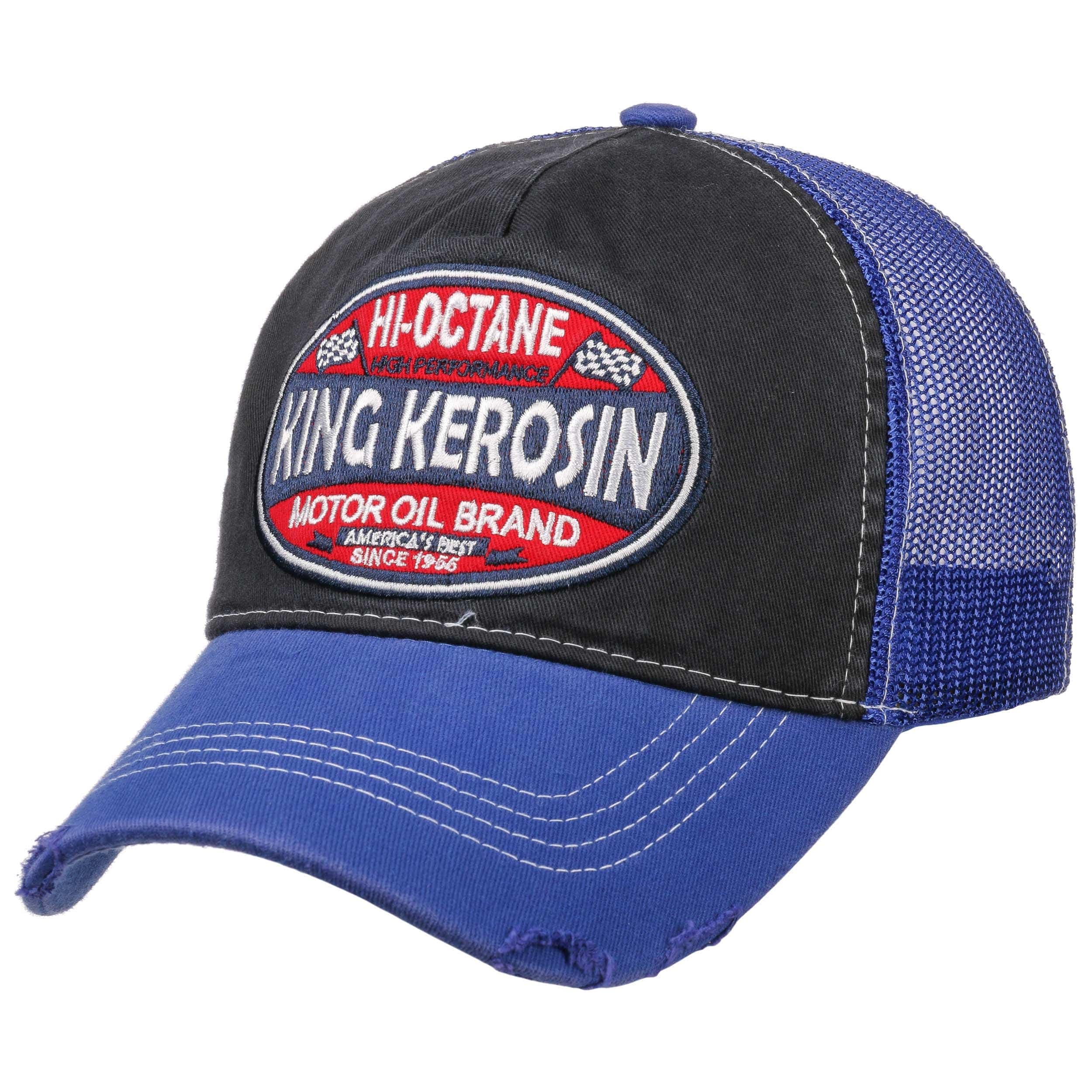 KING KEROSIN Motor Oil Vintage Trucker Cap Truckercap Meshcap Basecap