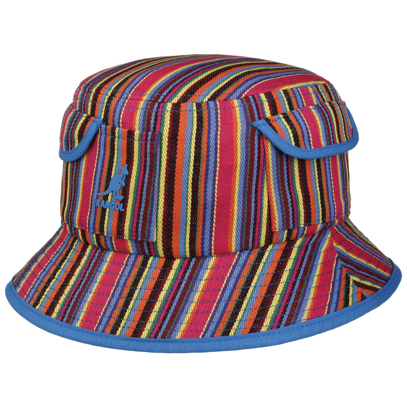 帽子 MULTICOLOR STRIPES BUCKET HAT Multi Color Stripe Bucket Hat by Kangol - 72,95 €