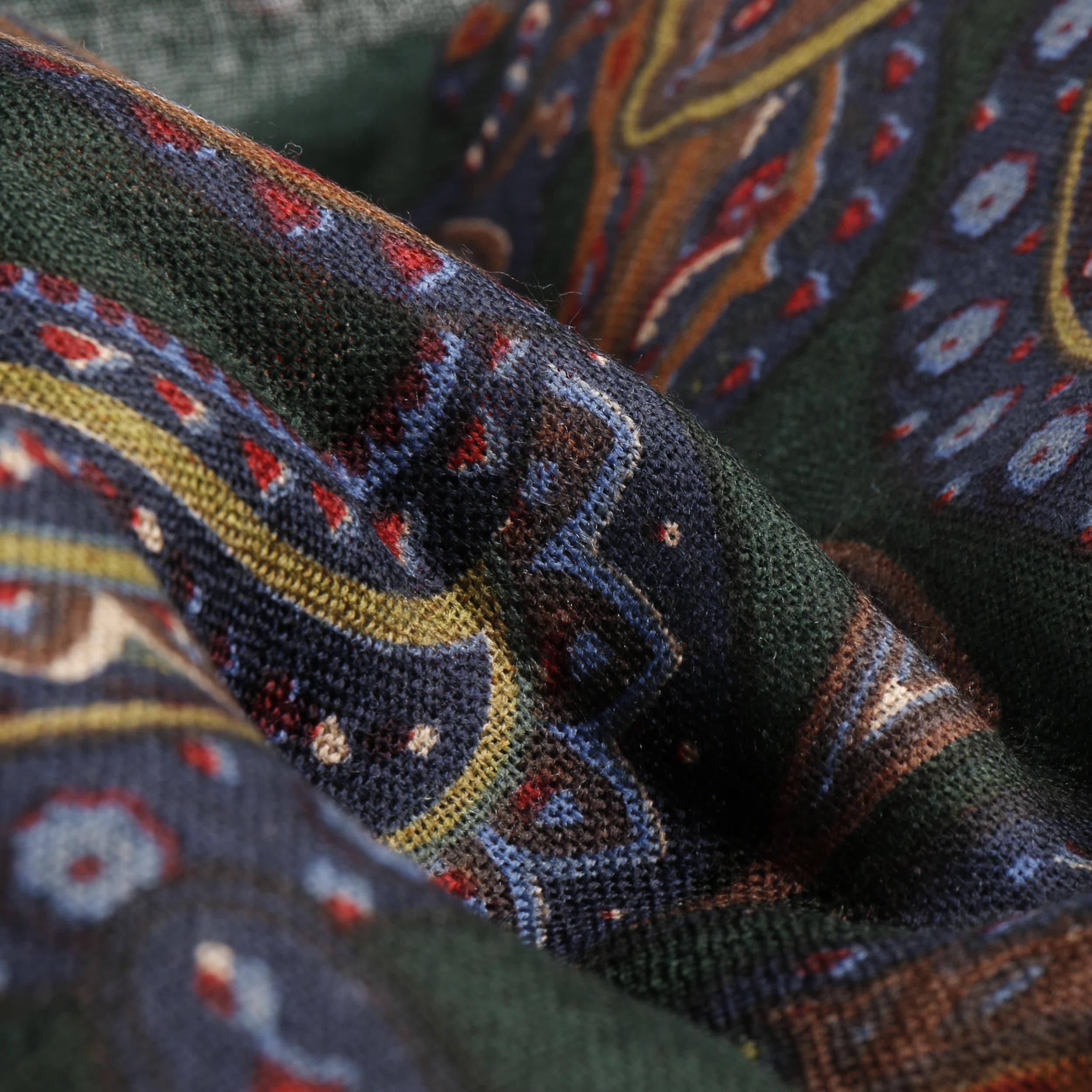 Multicolour Paisley Wool Scarf by Stetson - 79,00