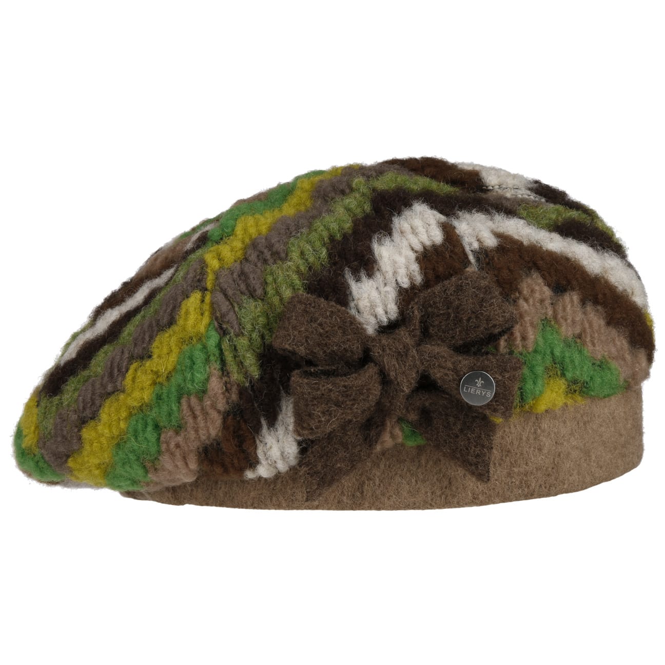 Multicolour Wool Women´s Beret by Lierys --> Shop Hats, Beanies