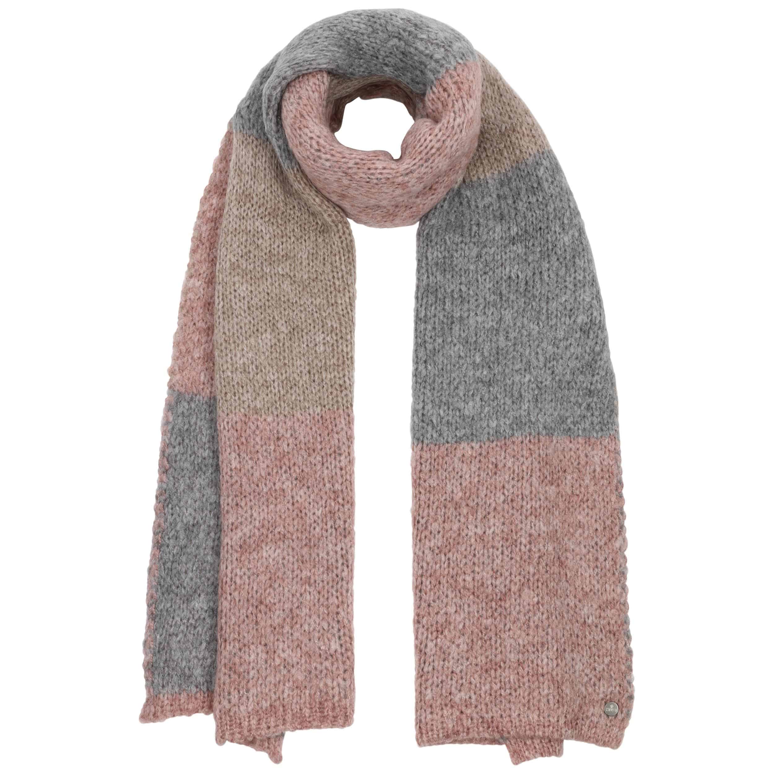 My-Mohair Tricolour Knit Scarf by Lierys - 53,95