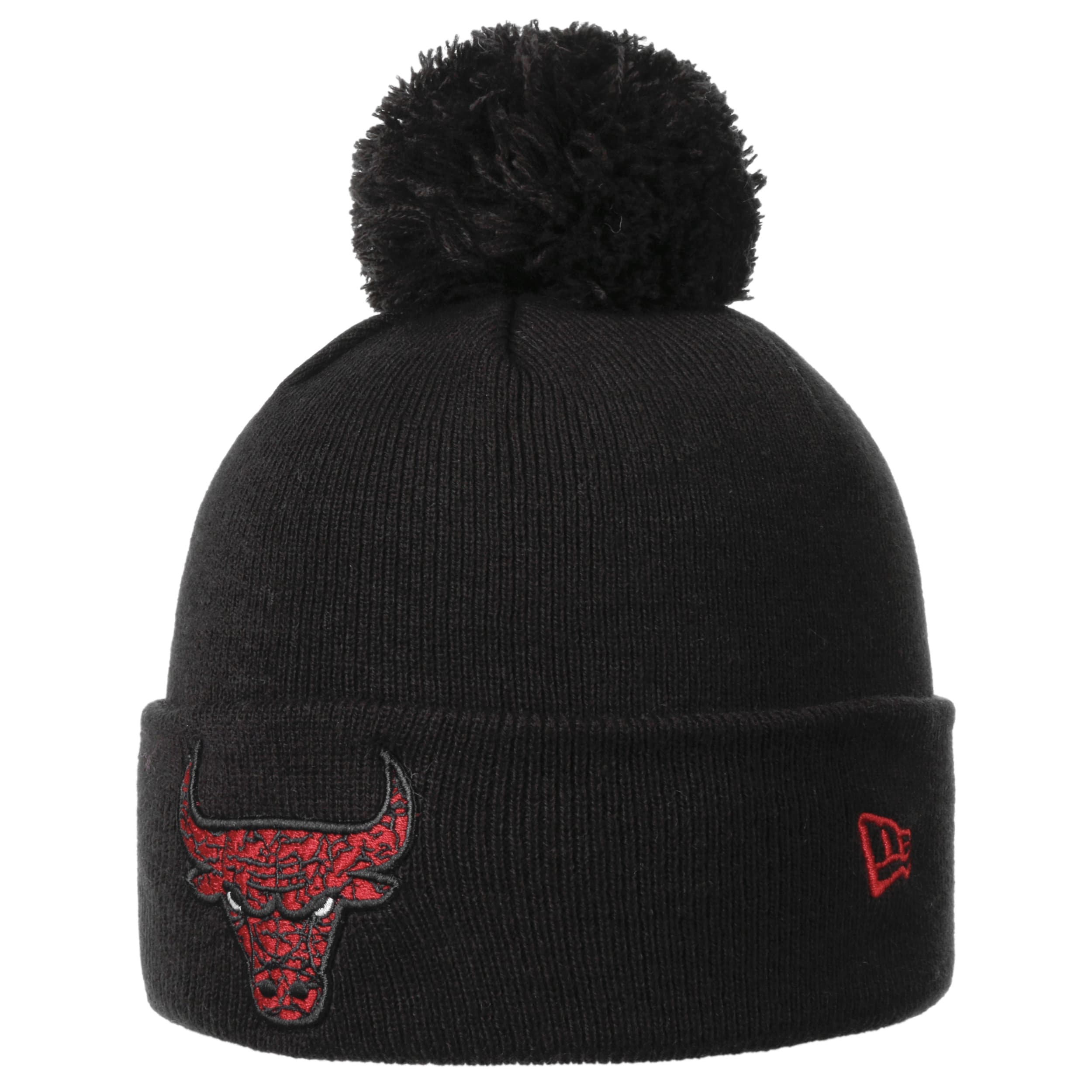 bevind zich Het koud krijgen Droogte NBA Bulls Infill Bobble Beanie Hat by New Era - 32,95 €