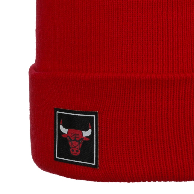 NBA Bulls Team Cuff Beanie Hat by New Era 28 95