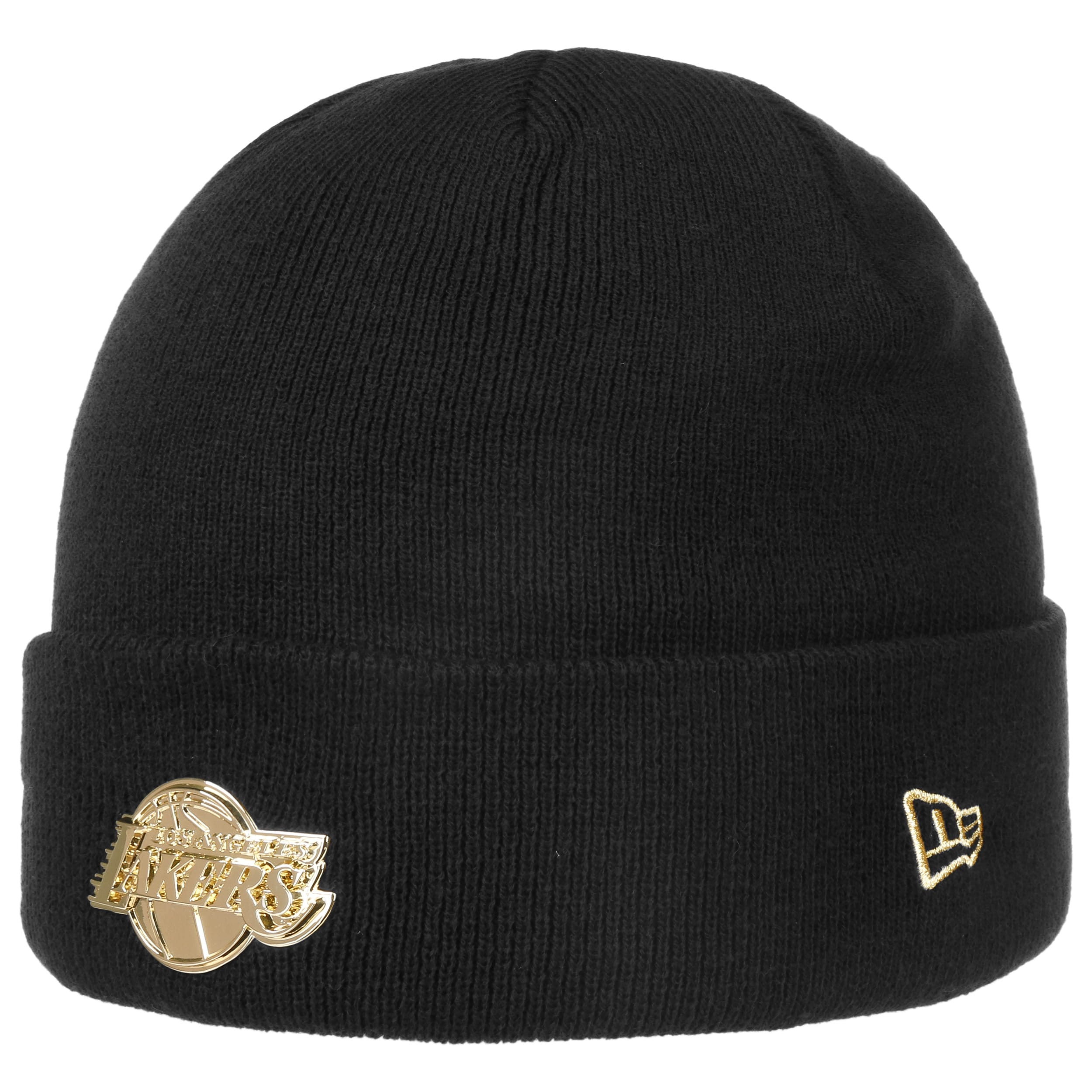 NBA Lakers Metallic Badge Beanie Hat by New Era --> Shop Hats, Beanies &  Caps online ▷ Hatshopping