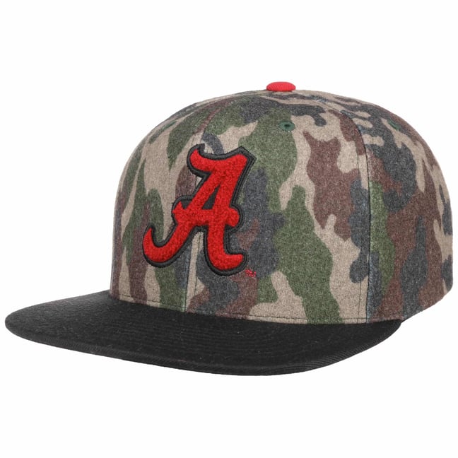NCAA Camo Flannel Alabama Cap by 