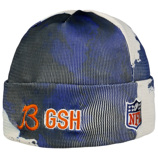 NFL 22 Ink Knit Bears Beanie Hat by New Era -- decoding=