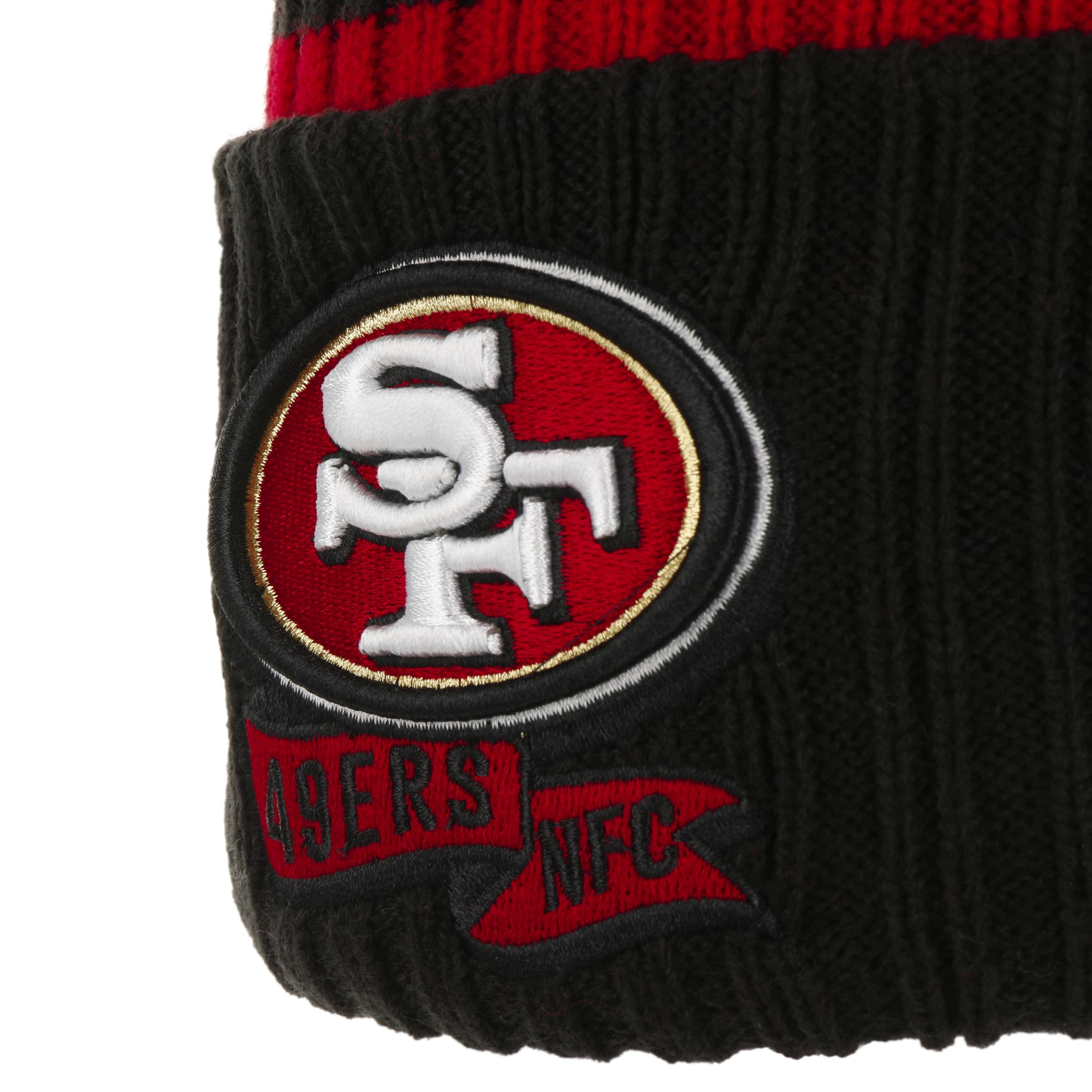 NFL 22 SPRTKNT 49ers Beanie Hat by New Era