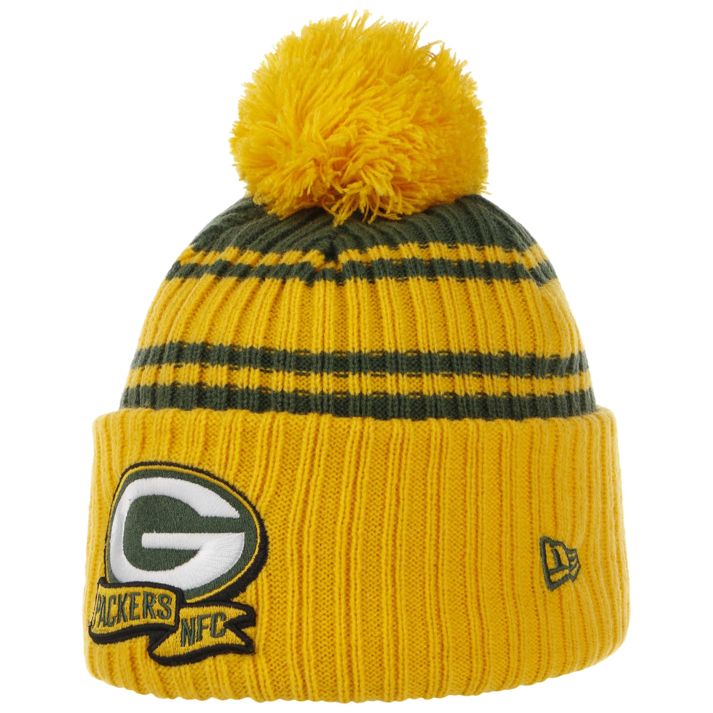 NFL 22 SPRTKNT Packers Beanie Hat by New Era