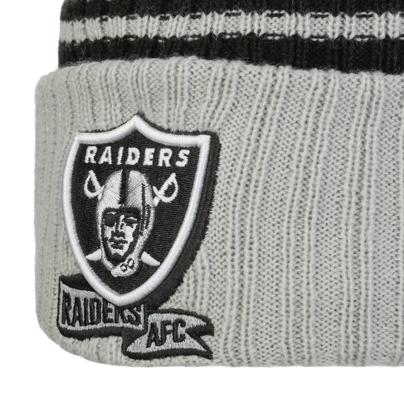 NFL 22 SPRTKNT Raiders Beanie Hat by New Era --> Shop Hats