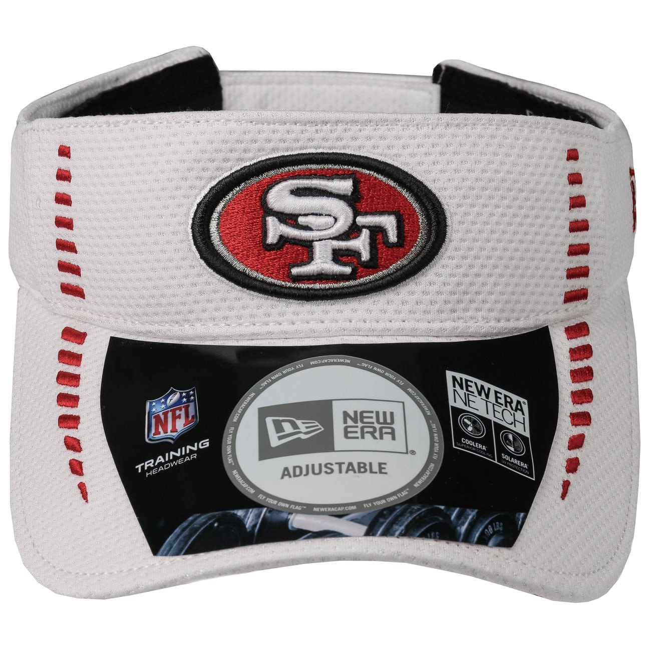 San Francisco 49ers New Era Adjustable Visor - Gray