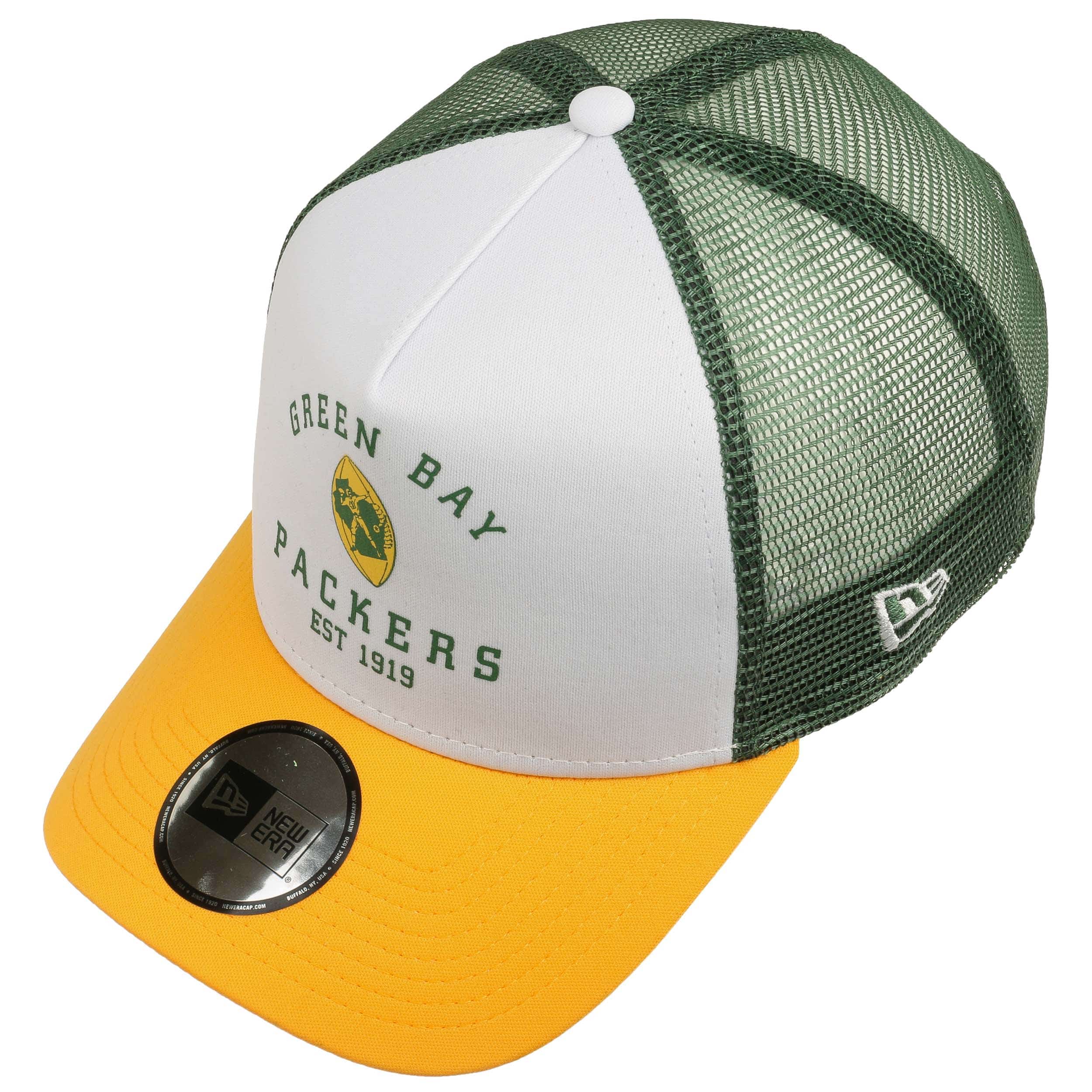 NFL Throwback Packers Trucker Cap by New Era - 29,95