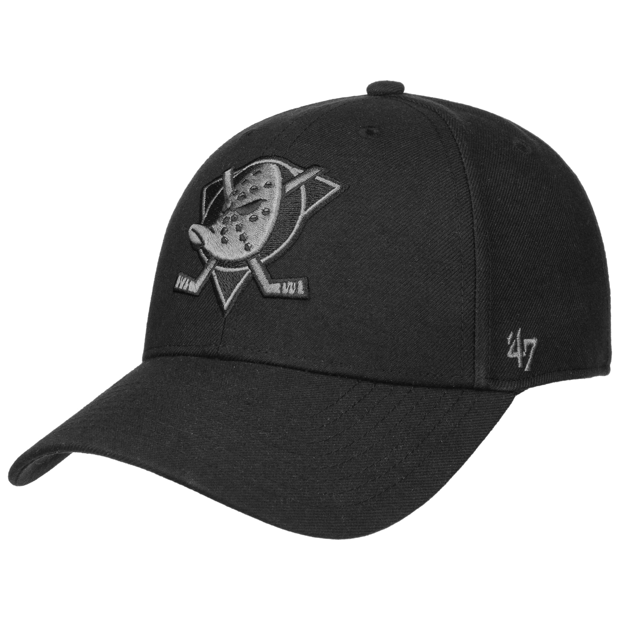 Anaheim Ducks 47 Brand MVP NHL Team Black Snapback Cap