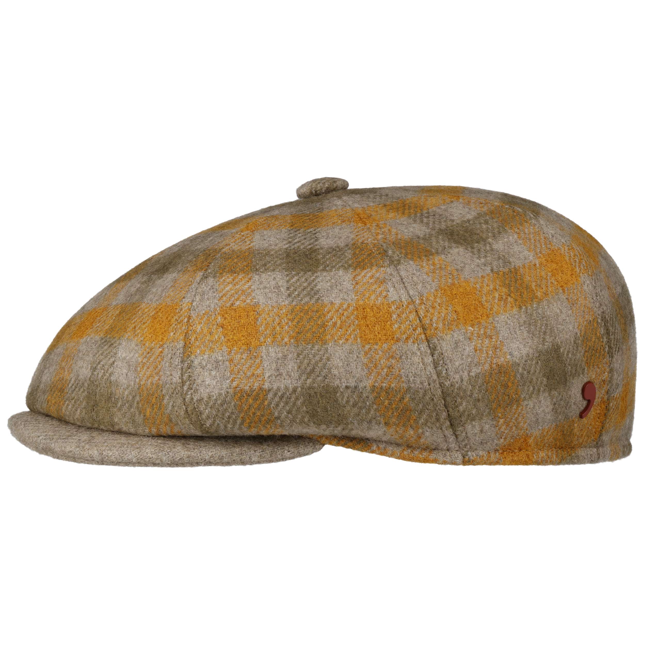 Napoli Wool Check Flat Cap by Alfonso D'Este 113,95 €