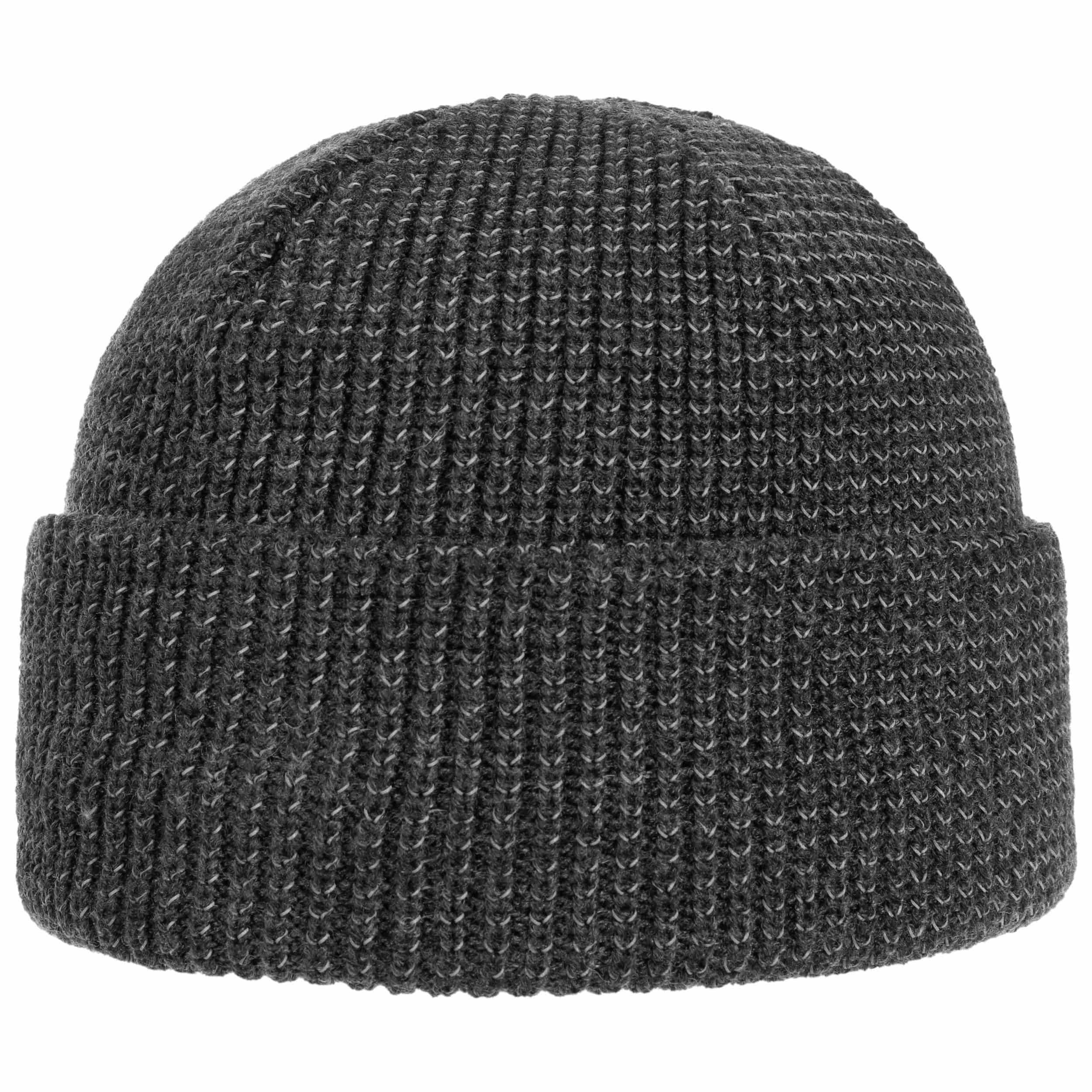 Neon Short Knit Beanie - Bright Acrylic Stretchy Beanie Hat For Men & Women - View #8