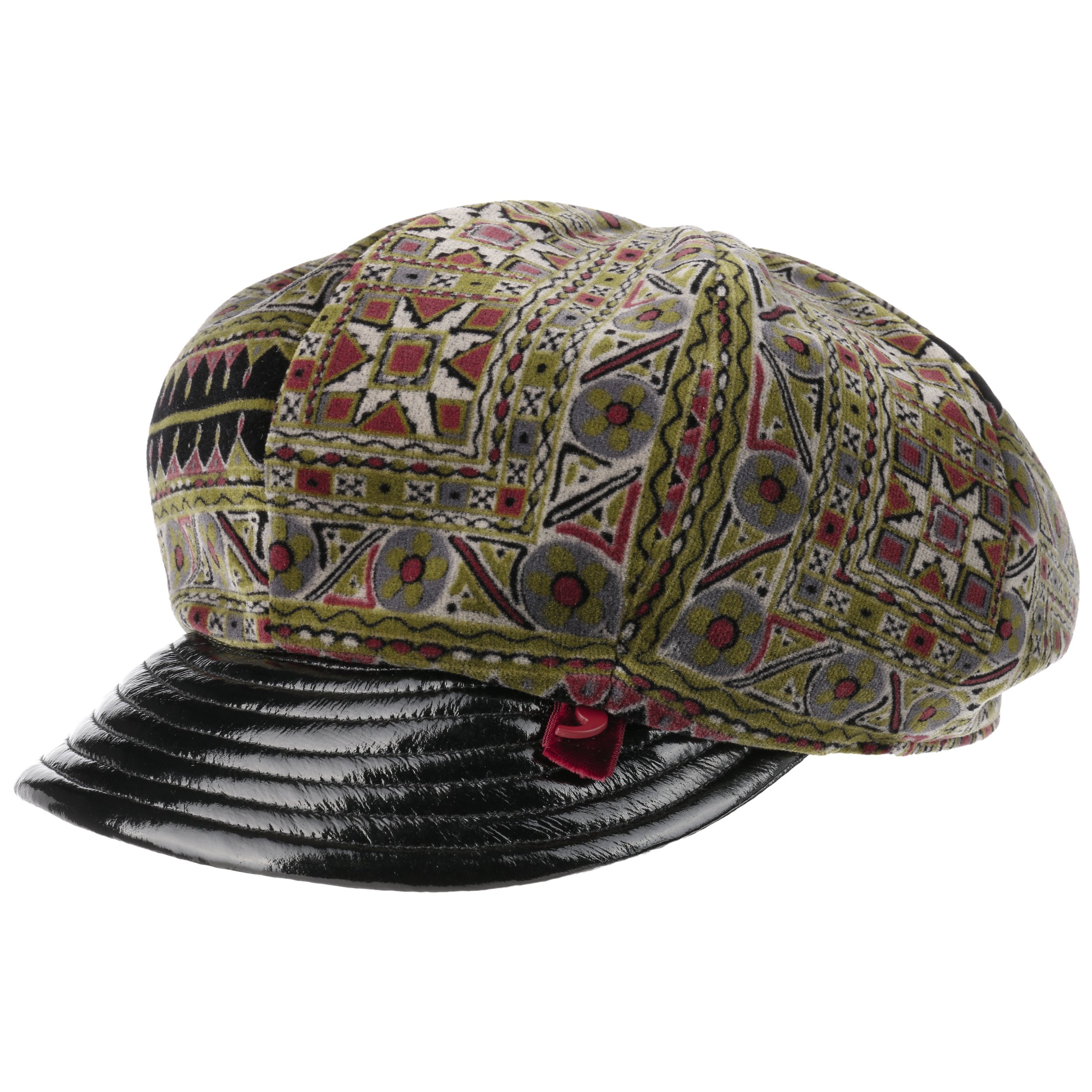 Nesra Velvet Newsboy Cap by Alfonso D’Este - 76,95