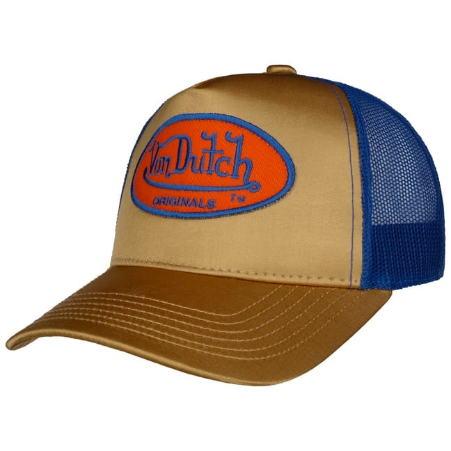 Men's blue Von Dutch mesh Trucker hat - Von Dutch