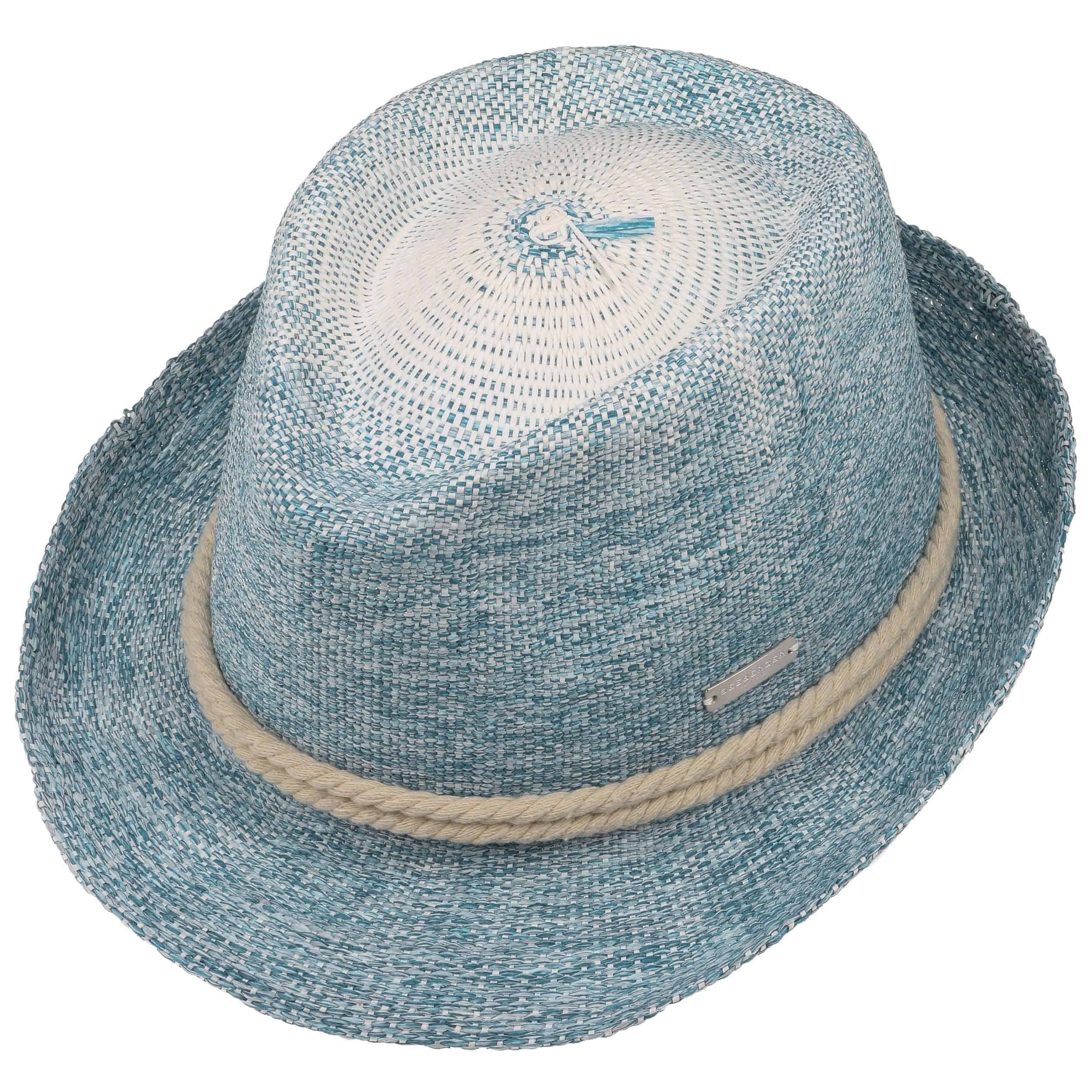 straw hat blue