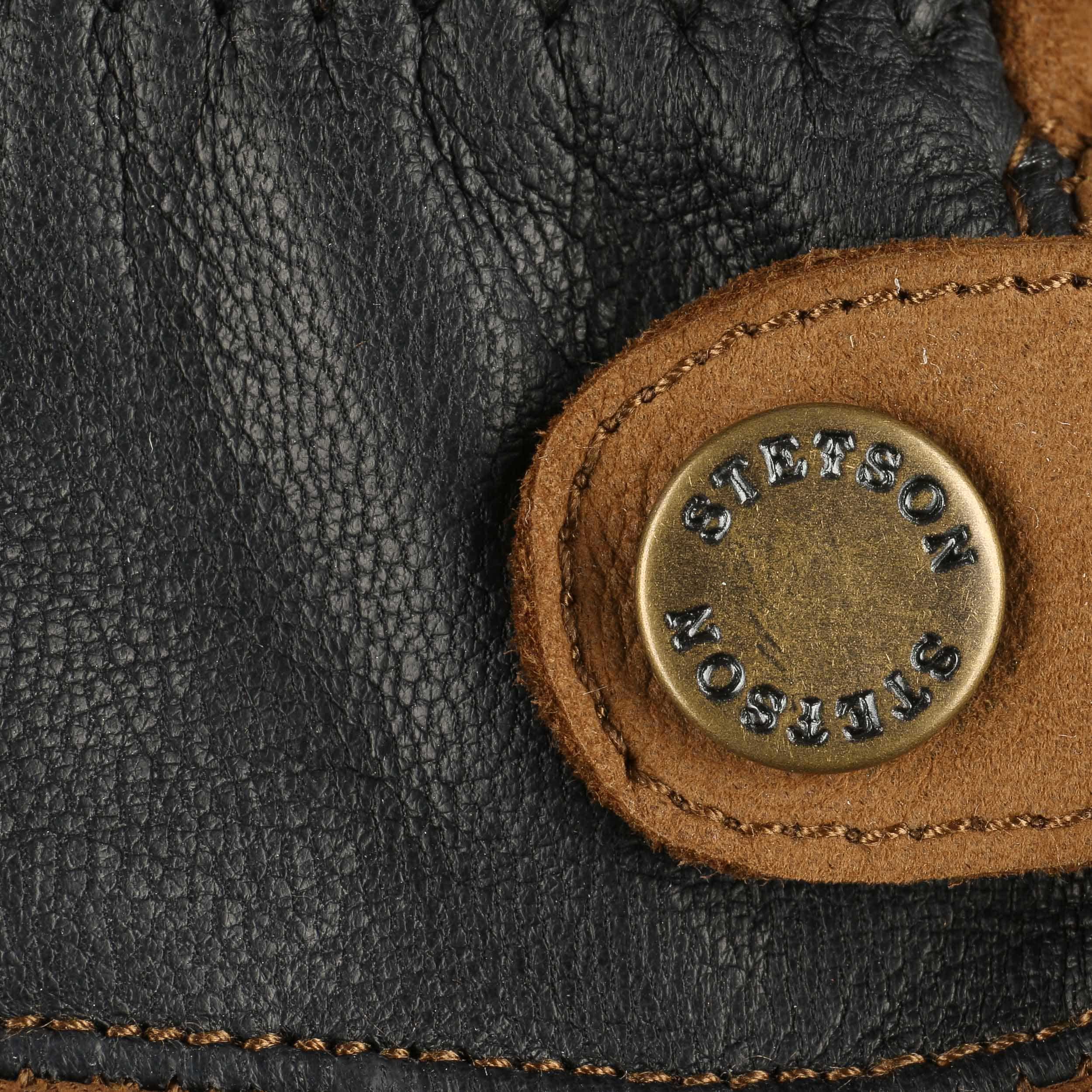 Nubuck-Nappa Leather Gloves by Stetson - 89,00 €