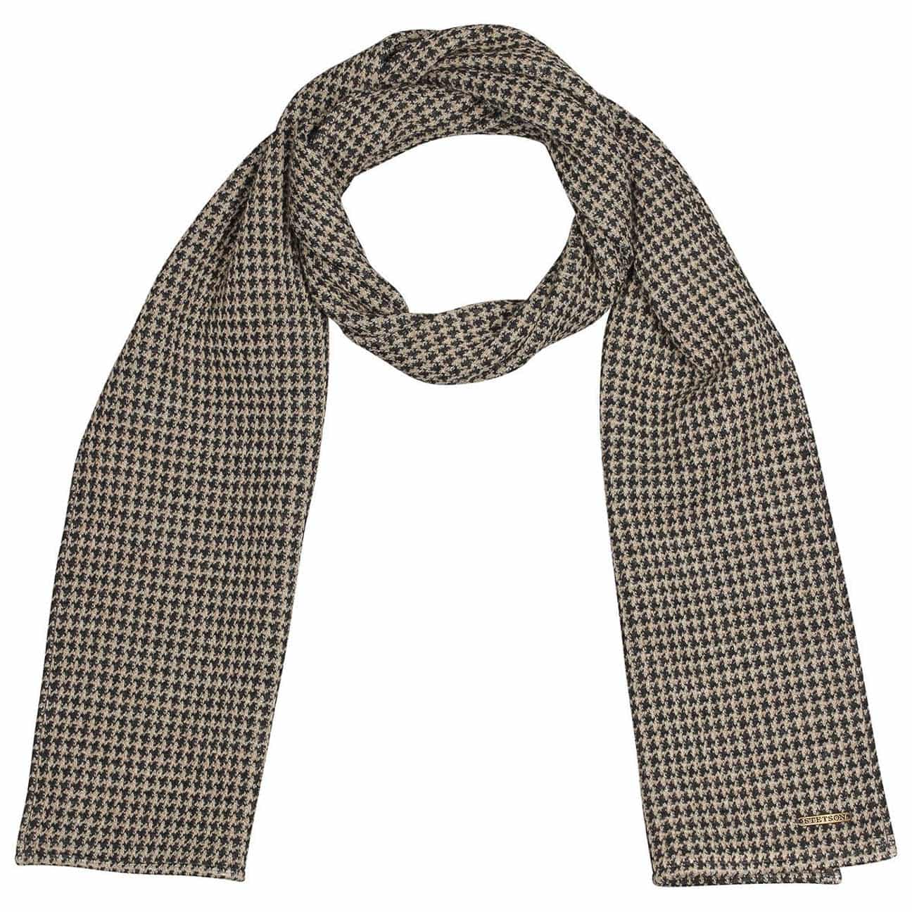 Onaham Houndstooth Winter Scarf by Stetson - 75,95 €