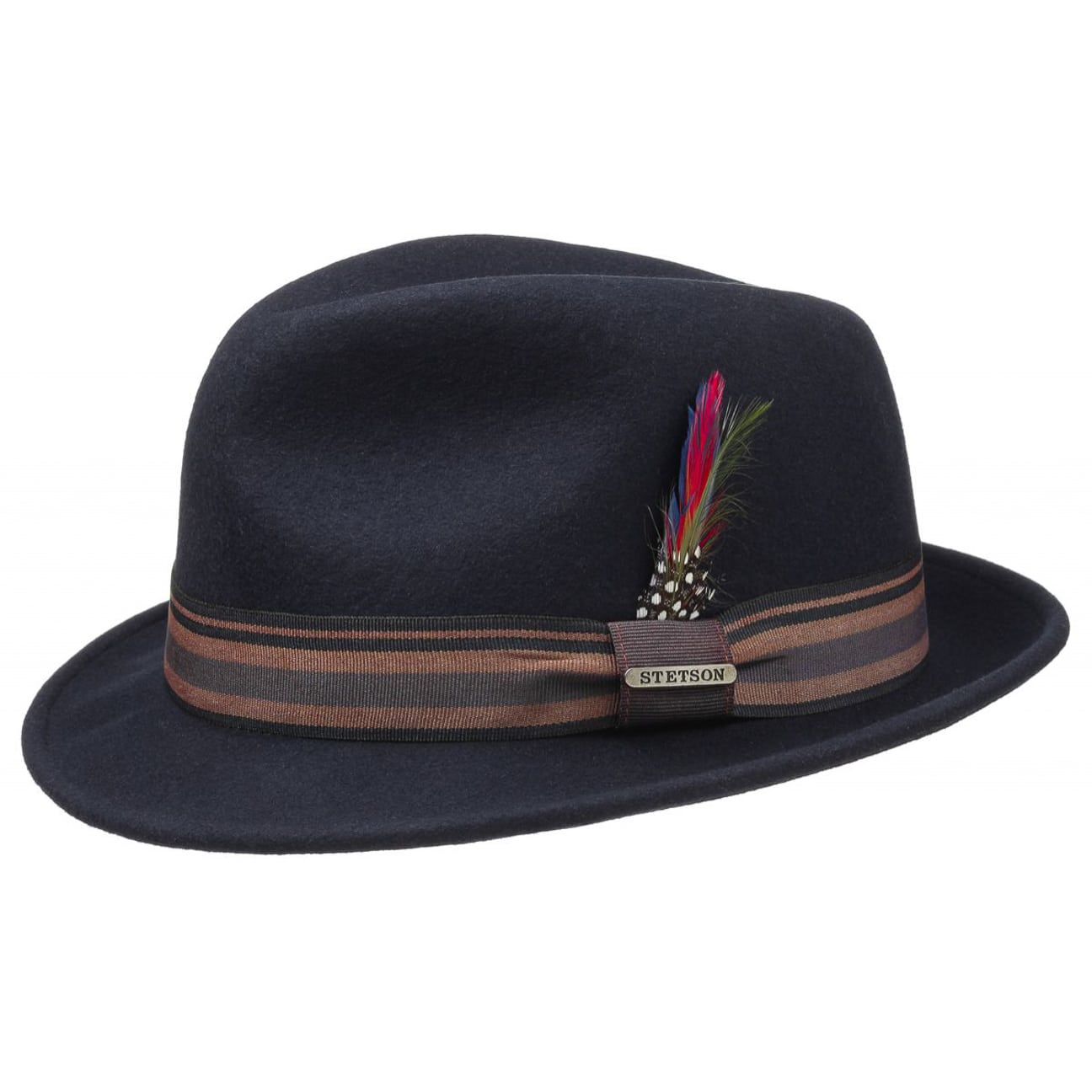 stetson snap brim fedora