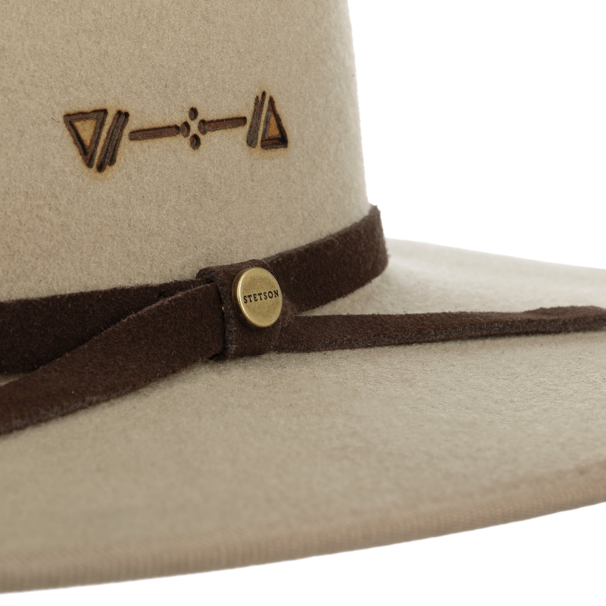 Open Crown Asahi Guard Wool Hat by Stetson - 149,00