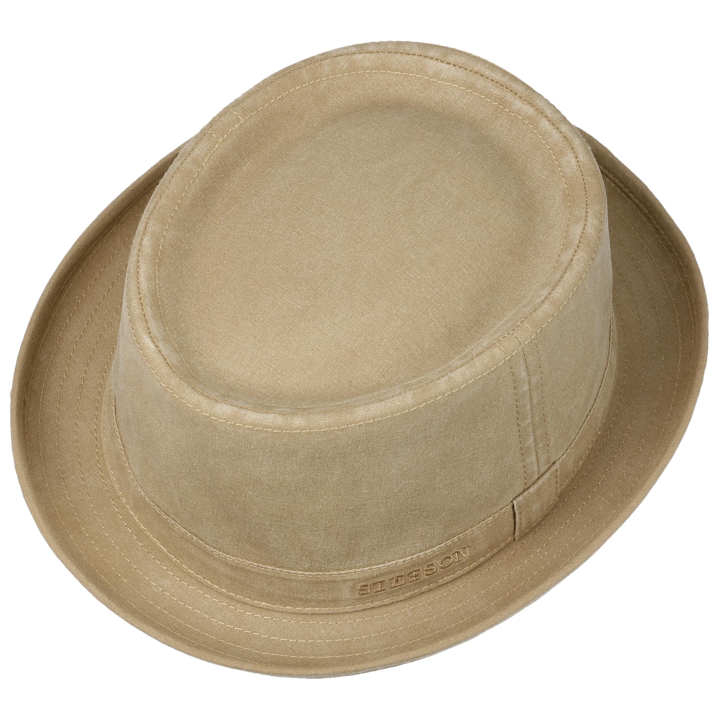 Organic Cotton Pork Pie Cloth Hat By Stetson