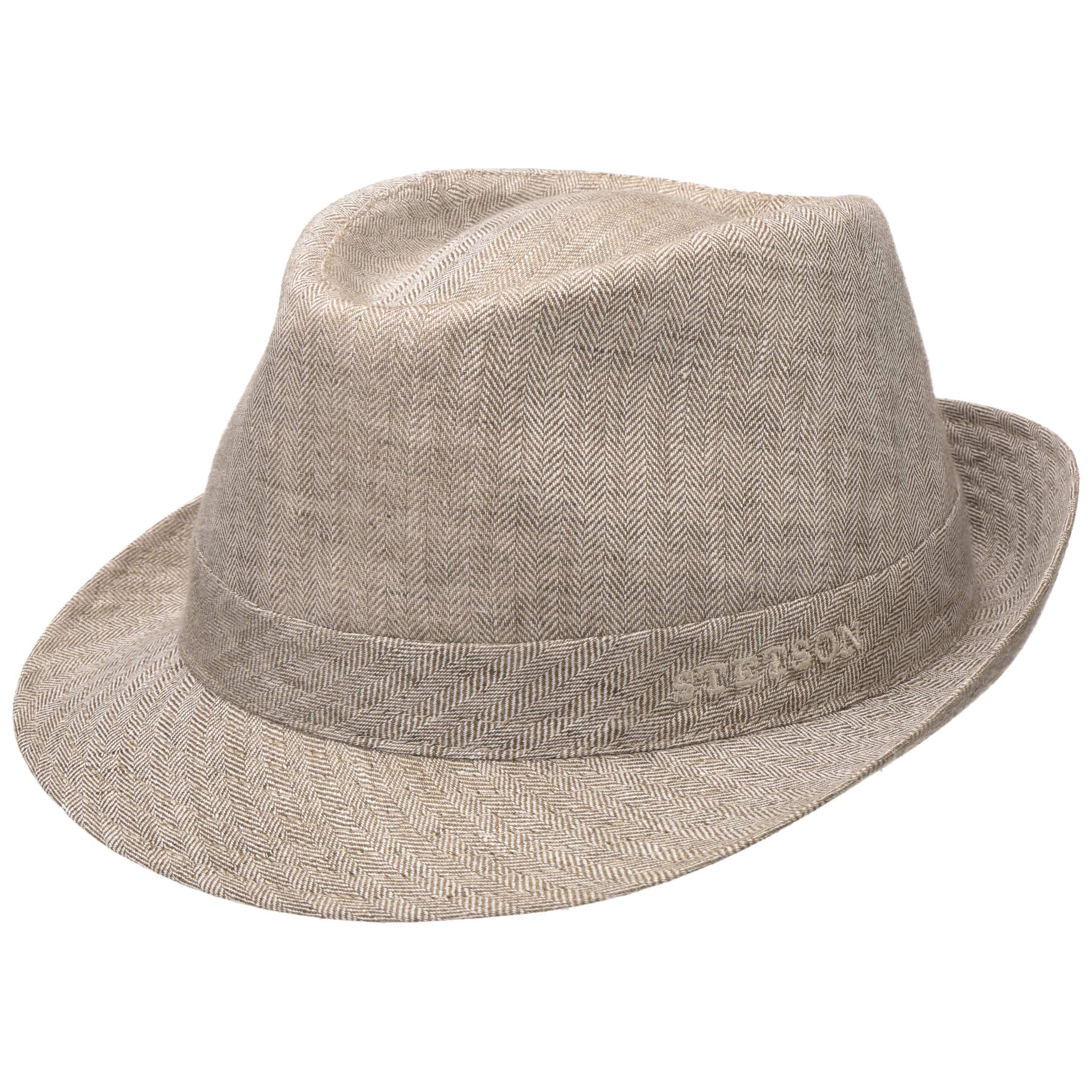 stetson linen fedora