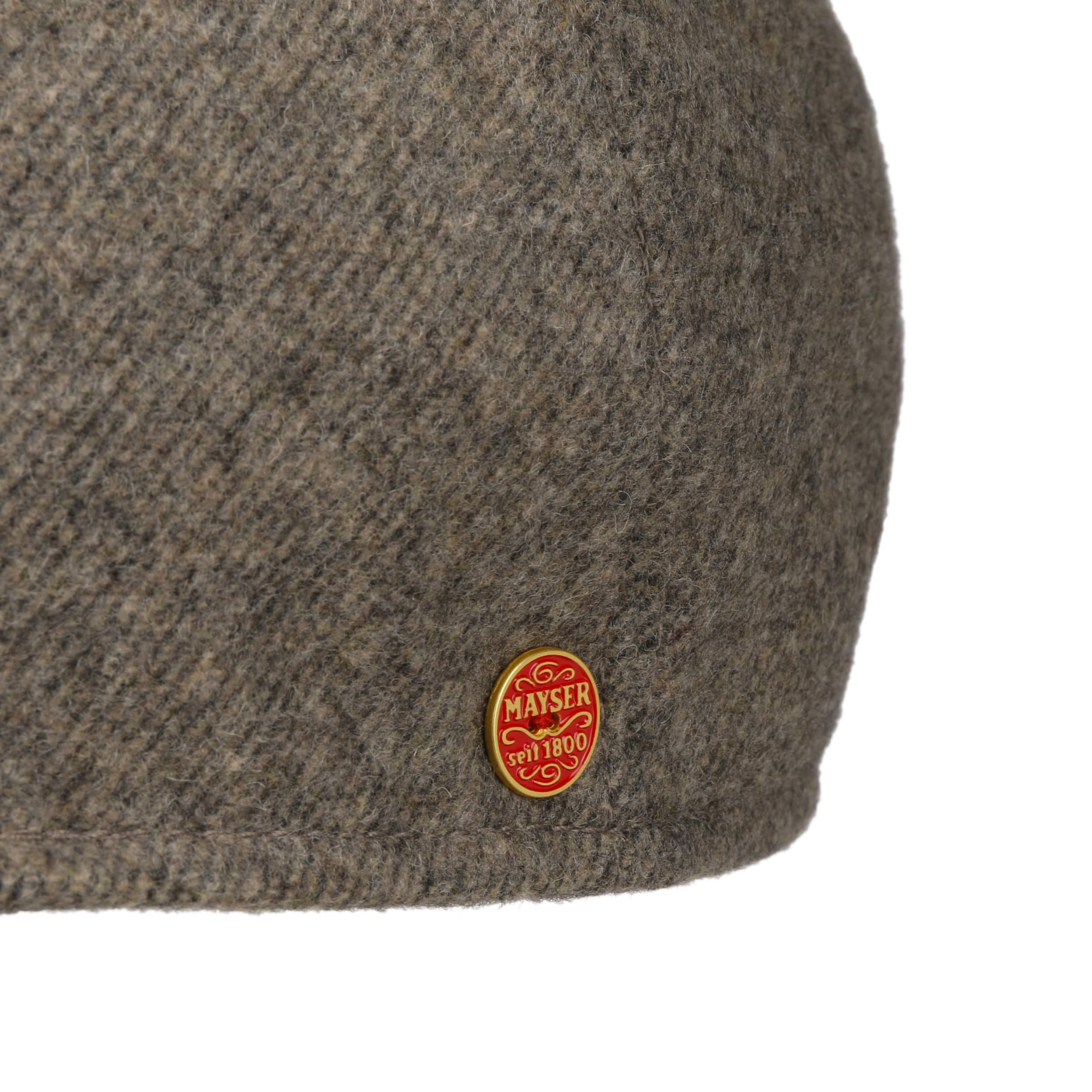 Mayser Paddy Wool Flatcap - Klassische Schirmmütze Aus Wolle Für Herren