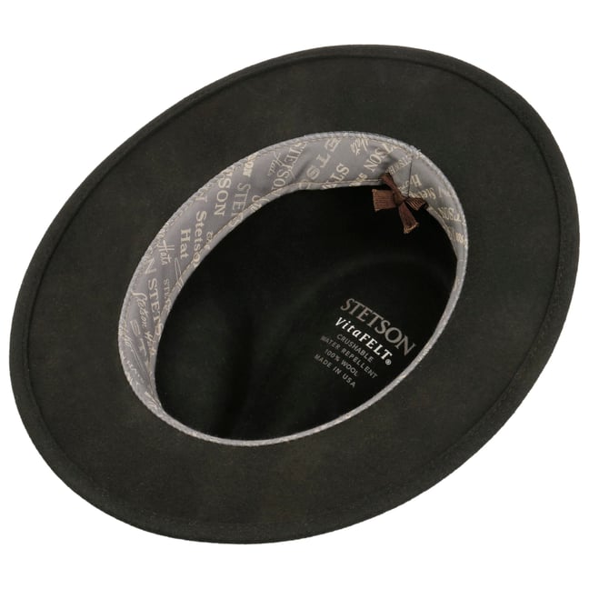 STETSON CRUSHABLE Vita FELT WOOL100%　美品 Palisades-VitaFelt-Wool-Hat-by