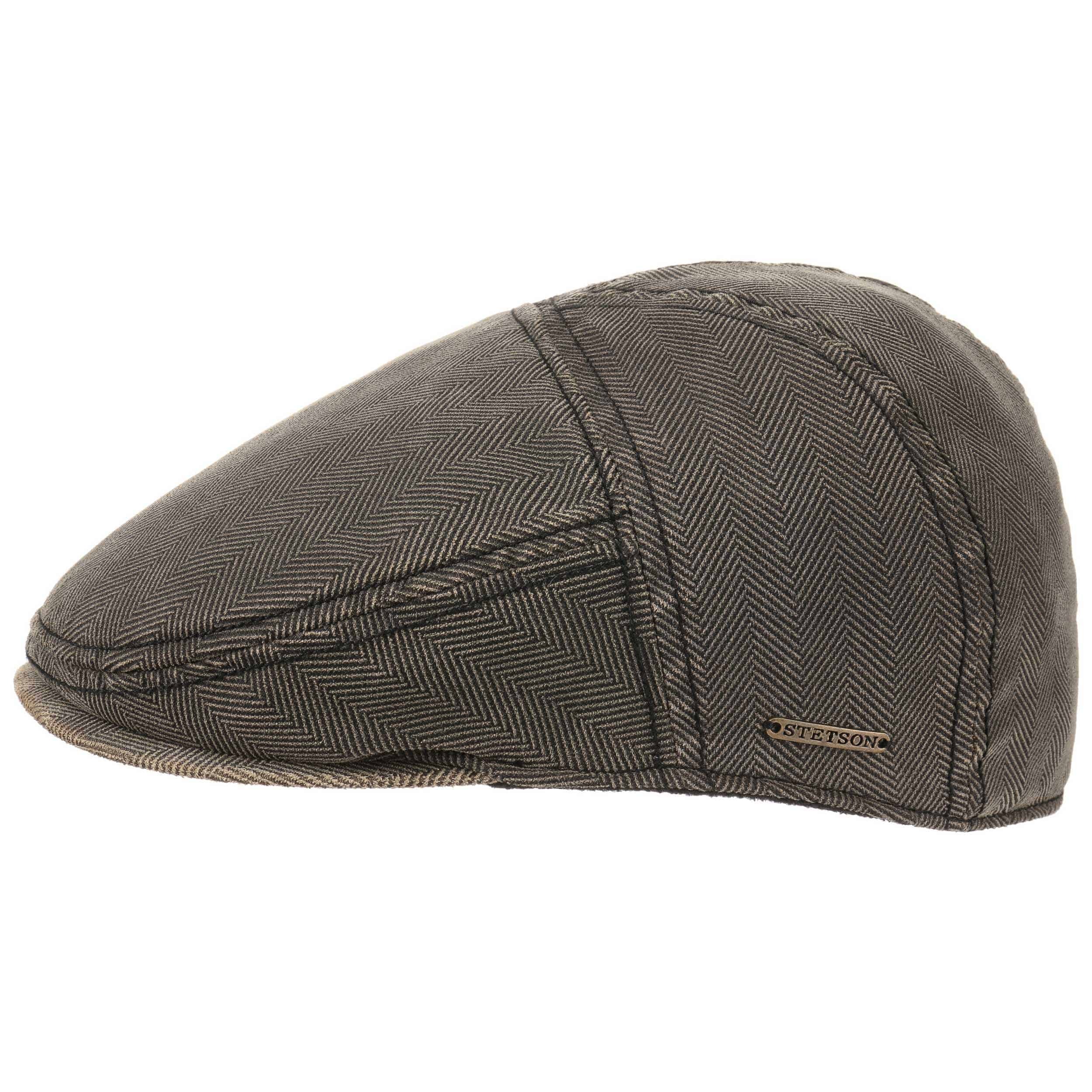 Paradise Herringbone Flat Cap by Stetson 49,00