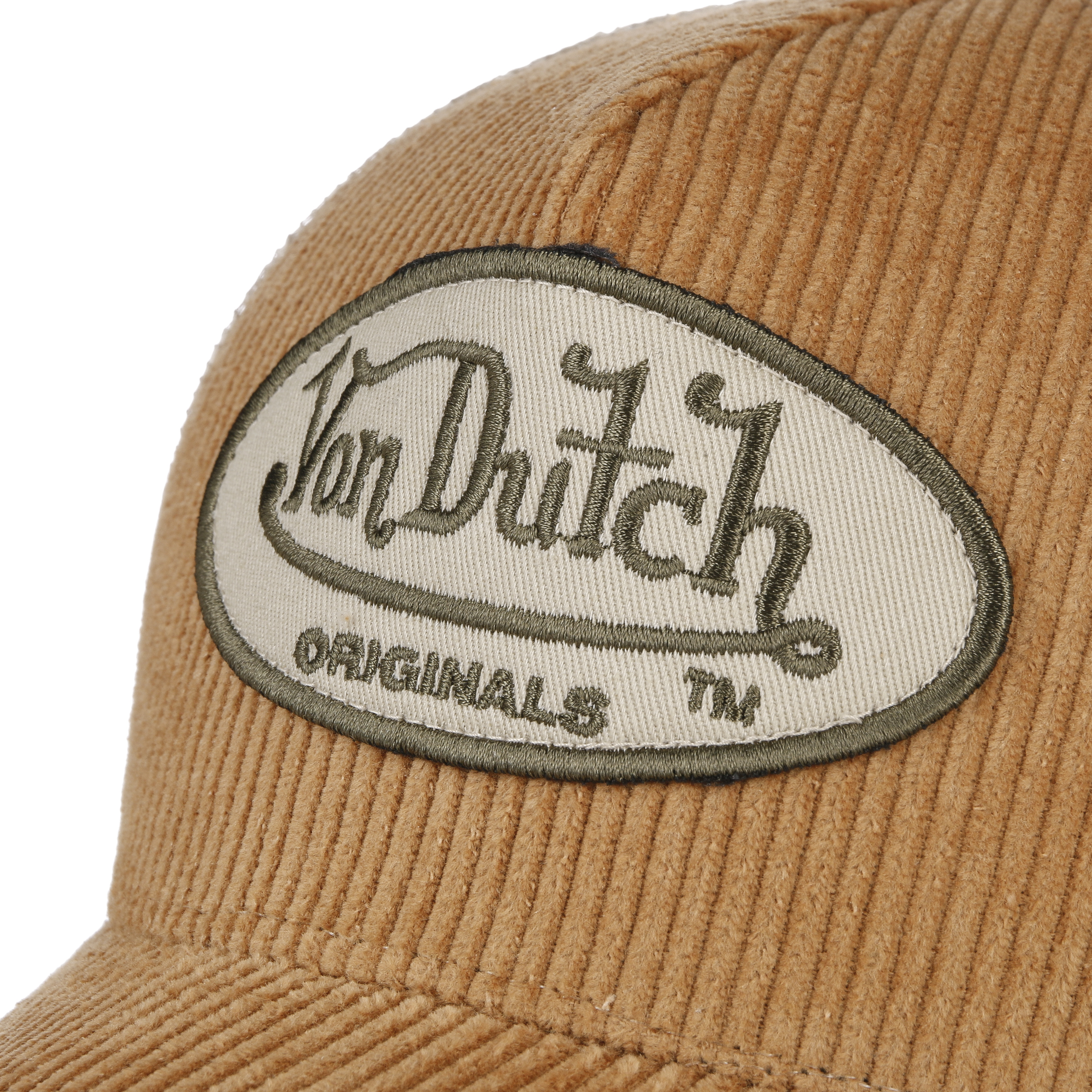 【Von Dutch】Corduroy Logo Trucker キャップ 帽子 Patch Logo Corduroy Trucker Cap by Von Dutch --> Shop Hats