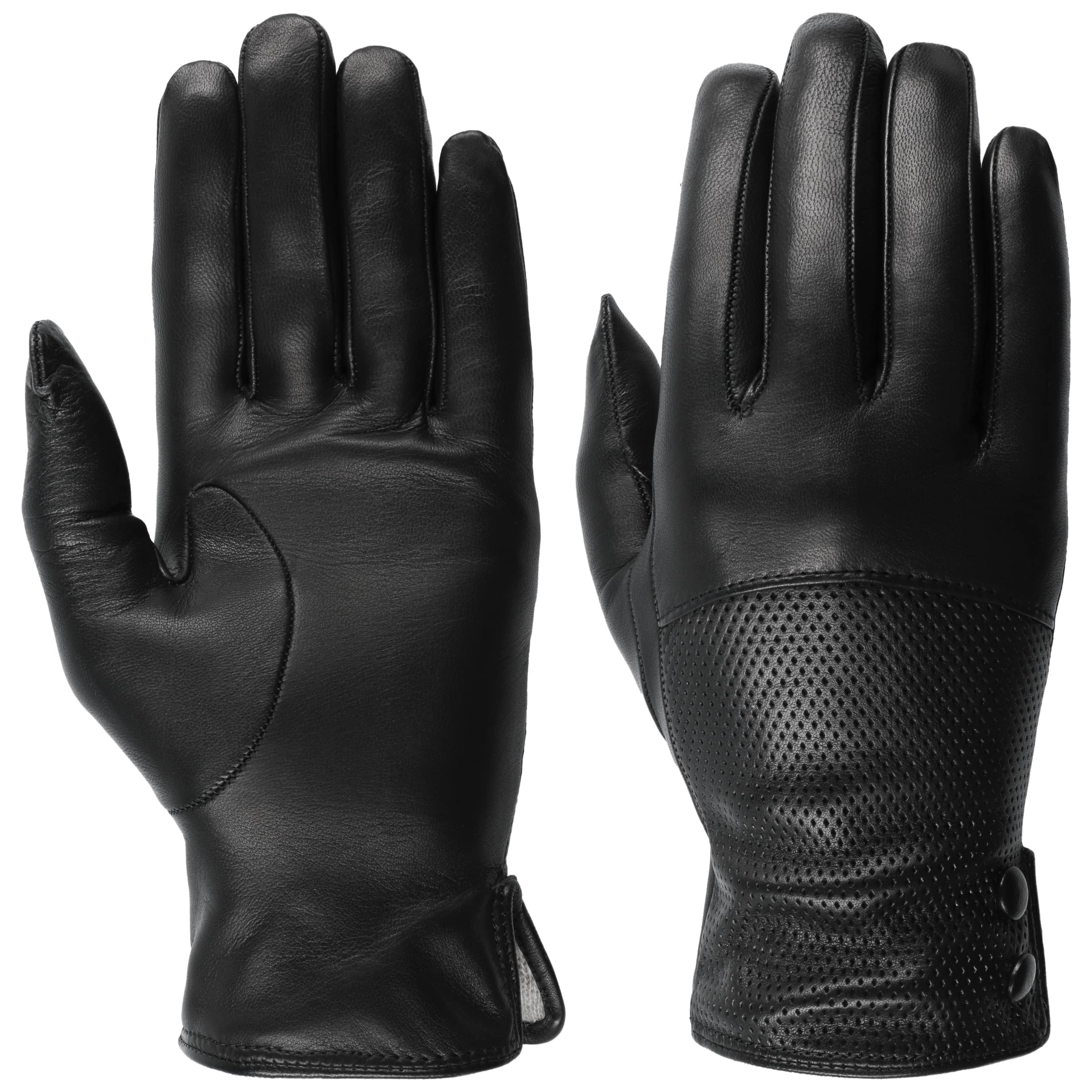 Perfo Leather Gloves by Caridei - 123,95