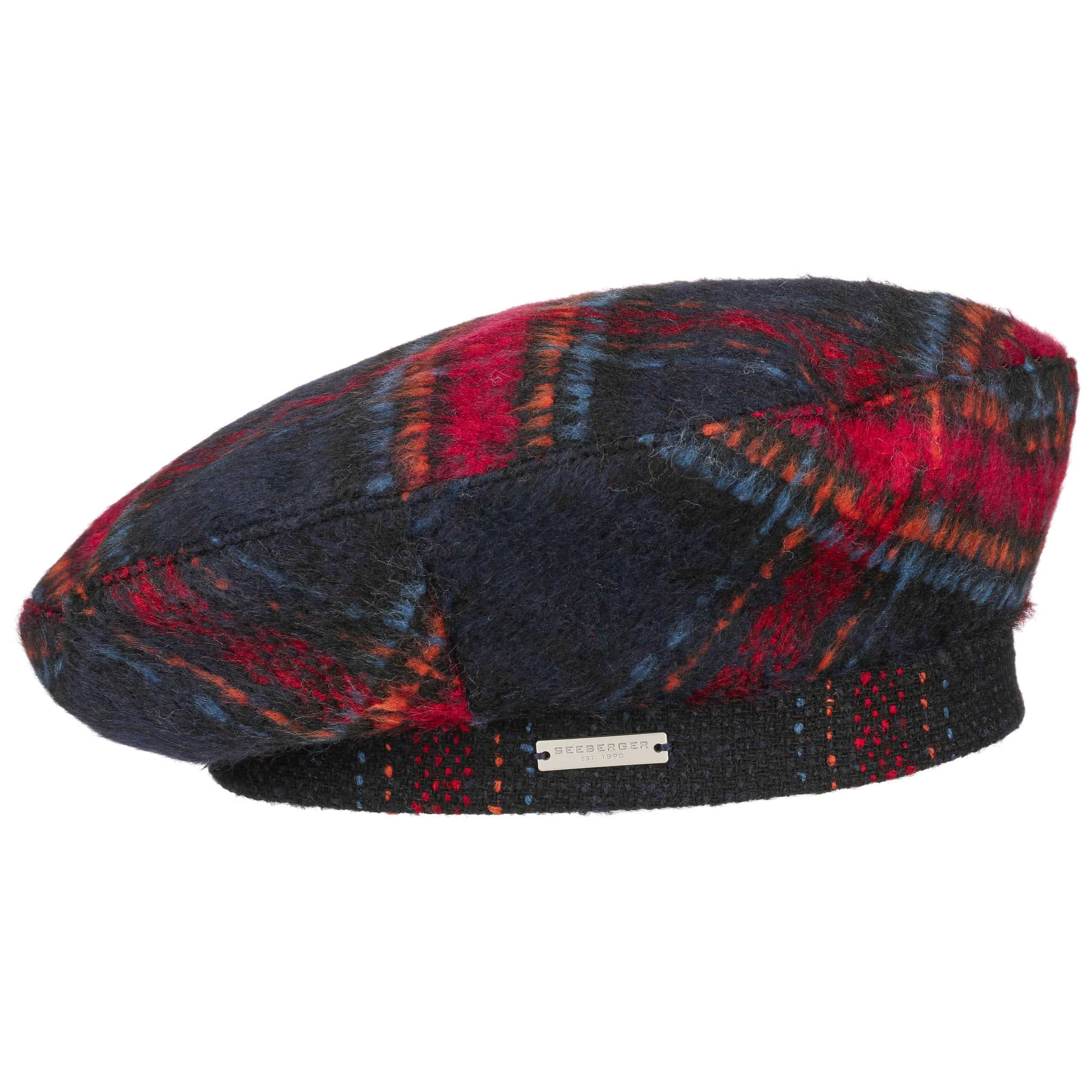 Piala Check Beret by Seeberger -- decoding=