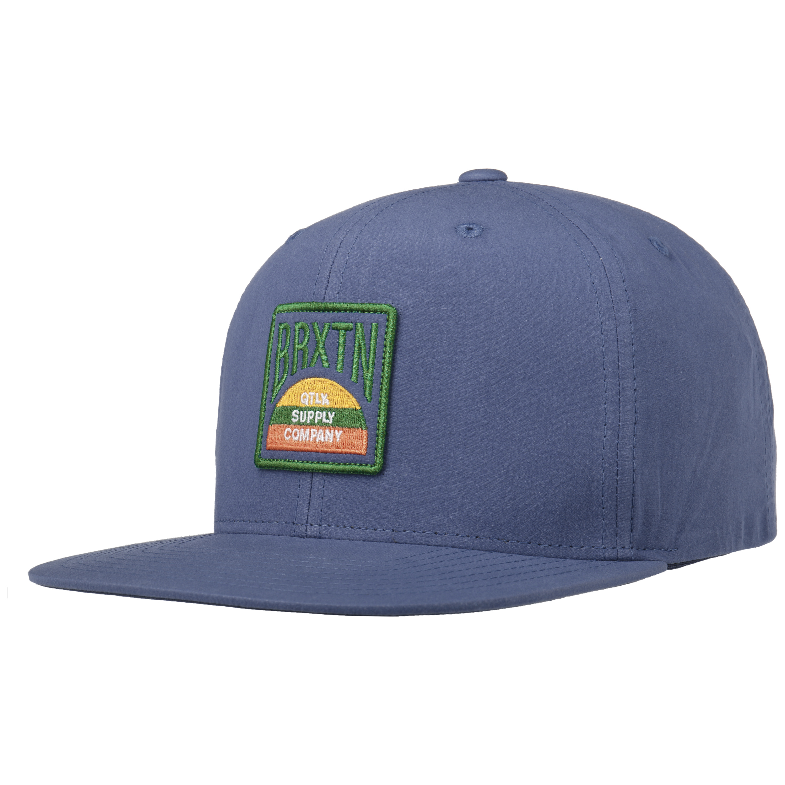 brixton snapback blue