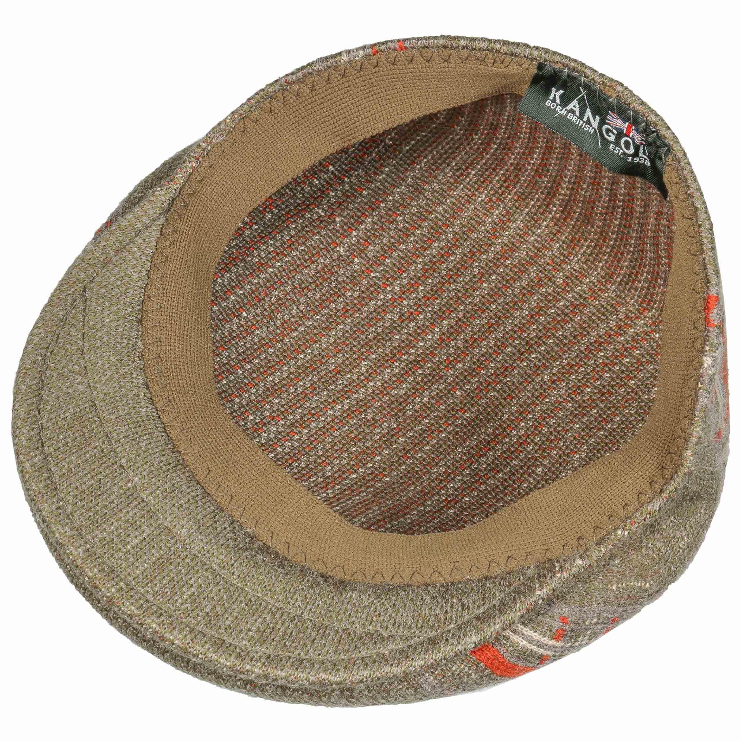 Plaid Stripe 504 Flat Cap by Kangol 