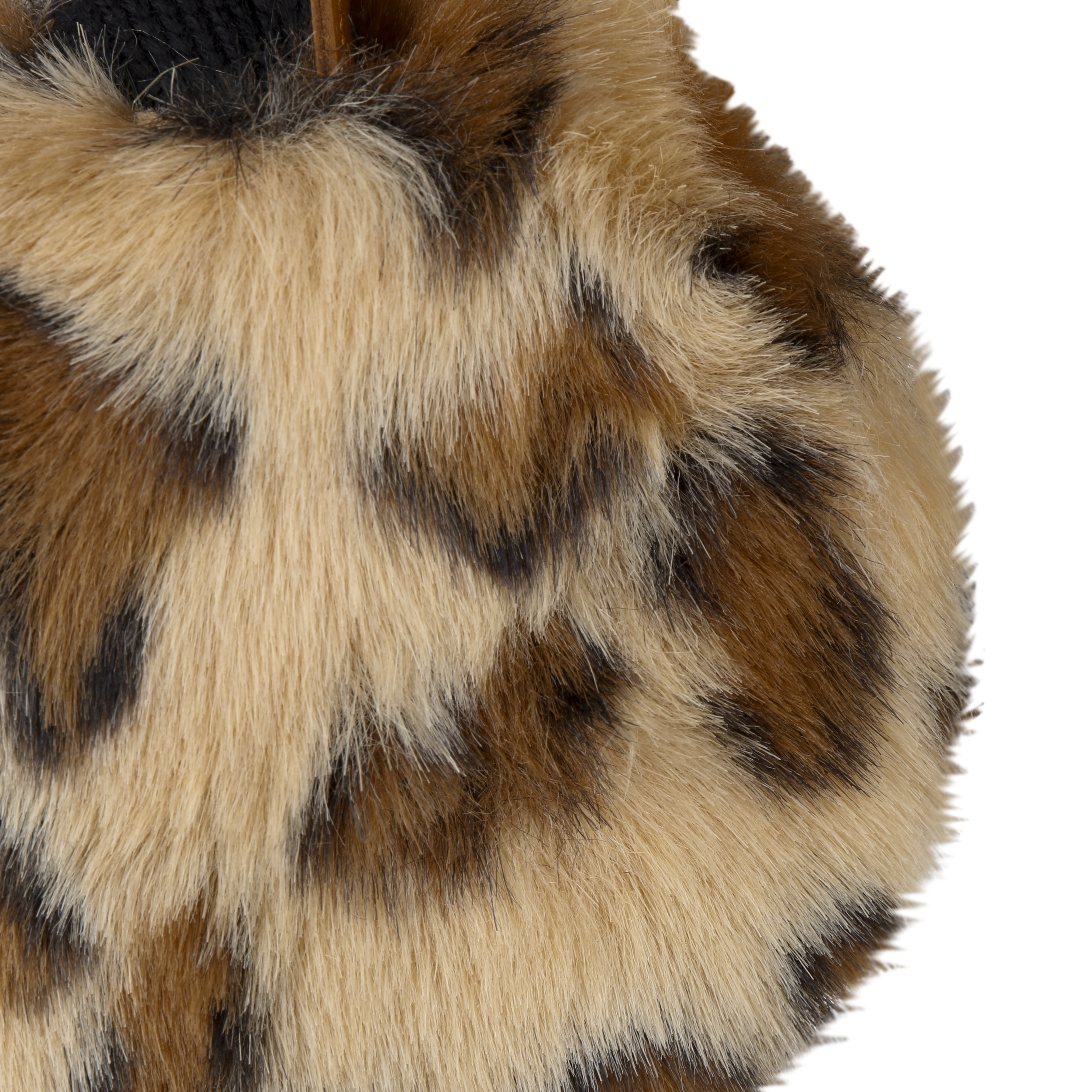 Louis Vuitton Leopard Print Mink Fur Ear Muffs