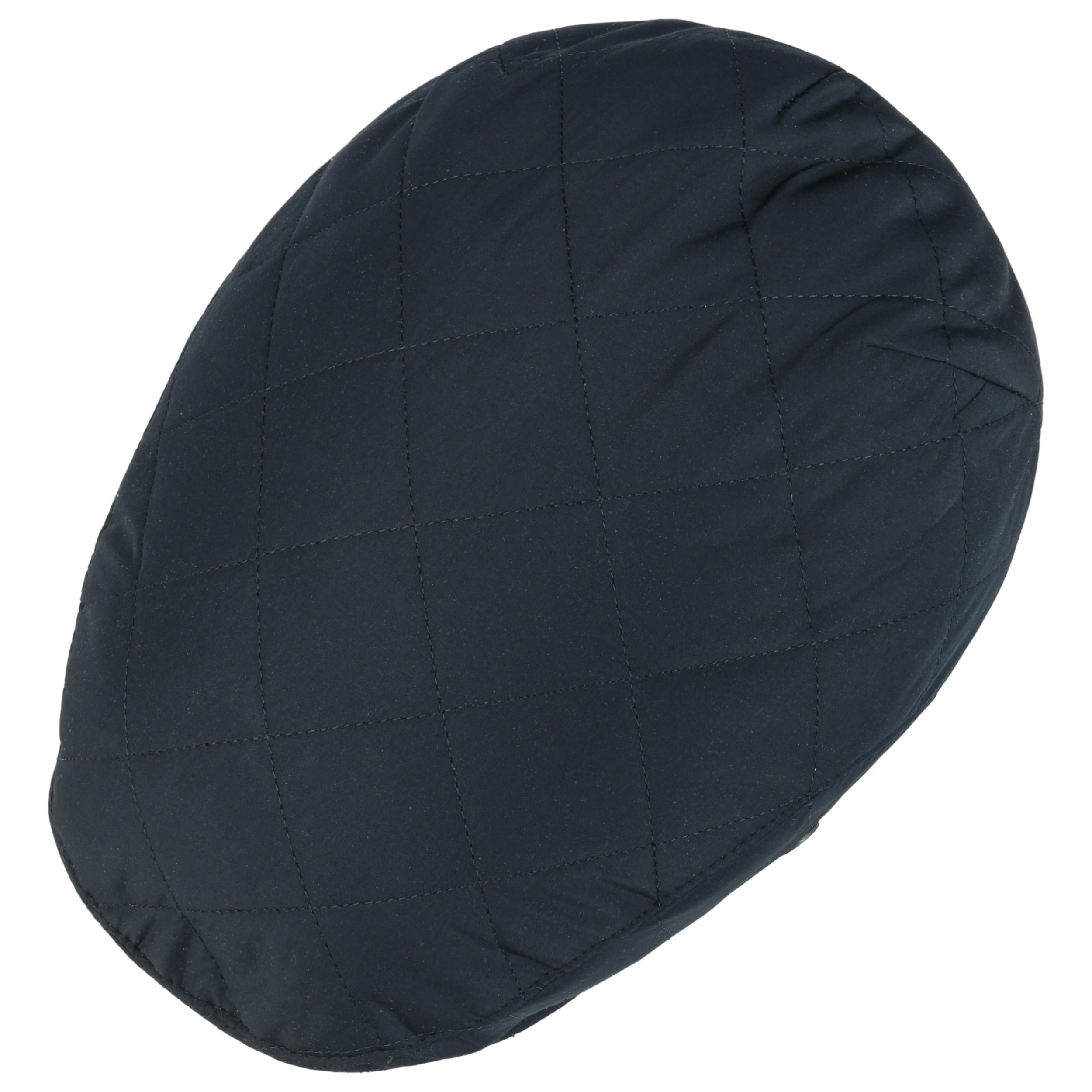 quilted flat cap