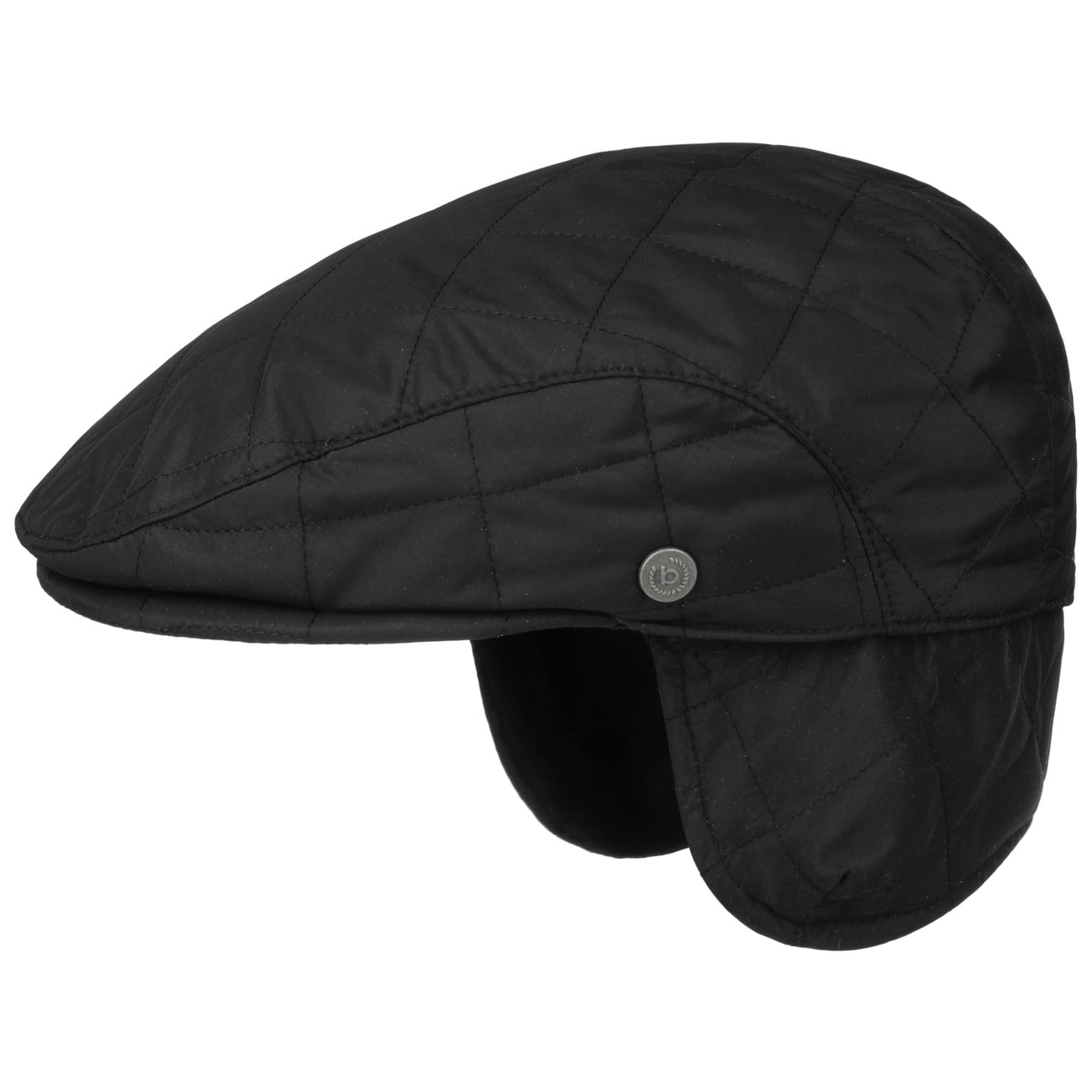 Quilted Flat Cap by bugatti --> Shop Hats, Beanies Caps online