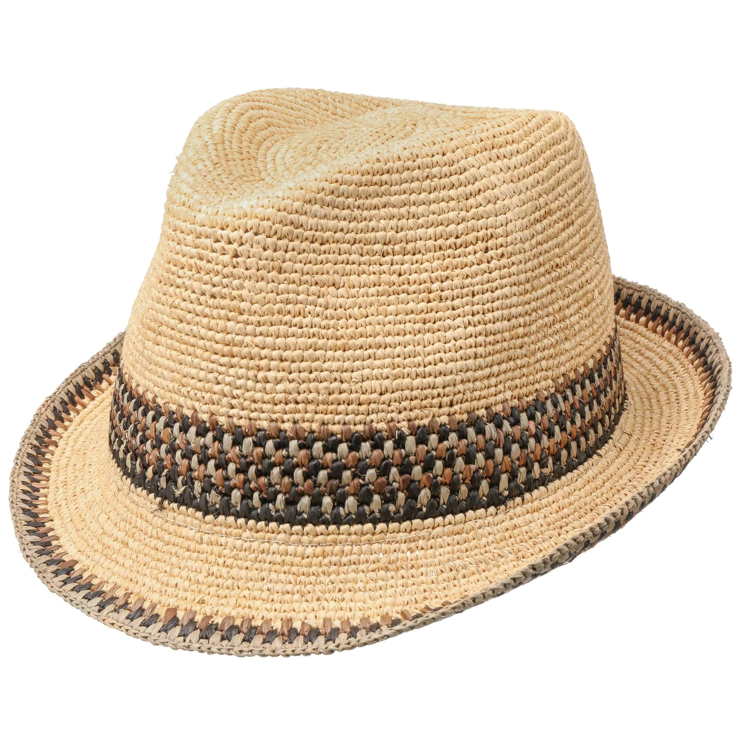 raffia trilby hat