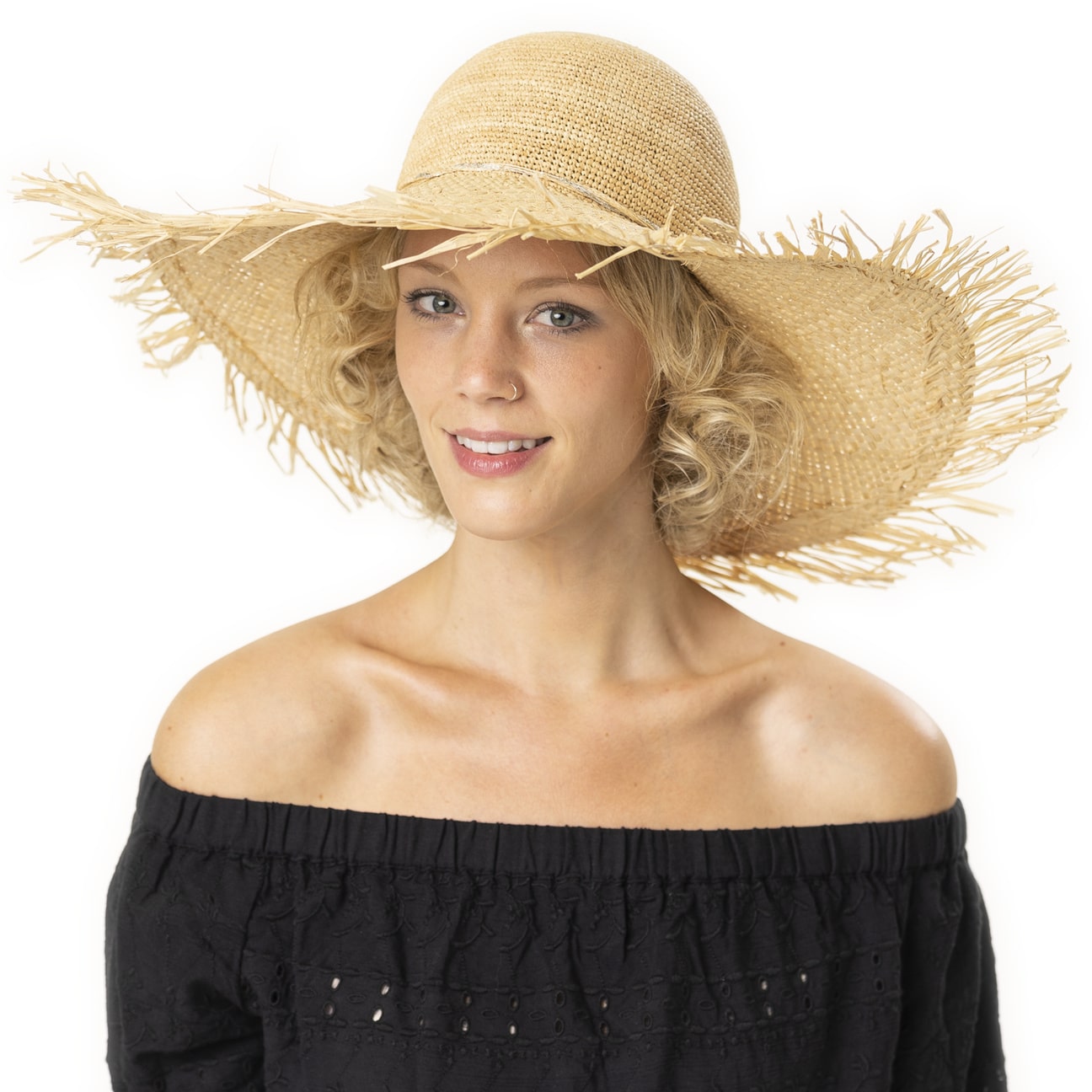 Raffia Straw XXL Brim Floppy Hat by Lierys 113,95